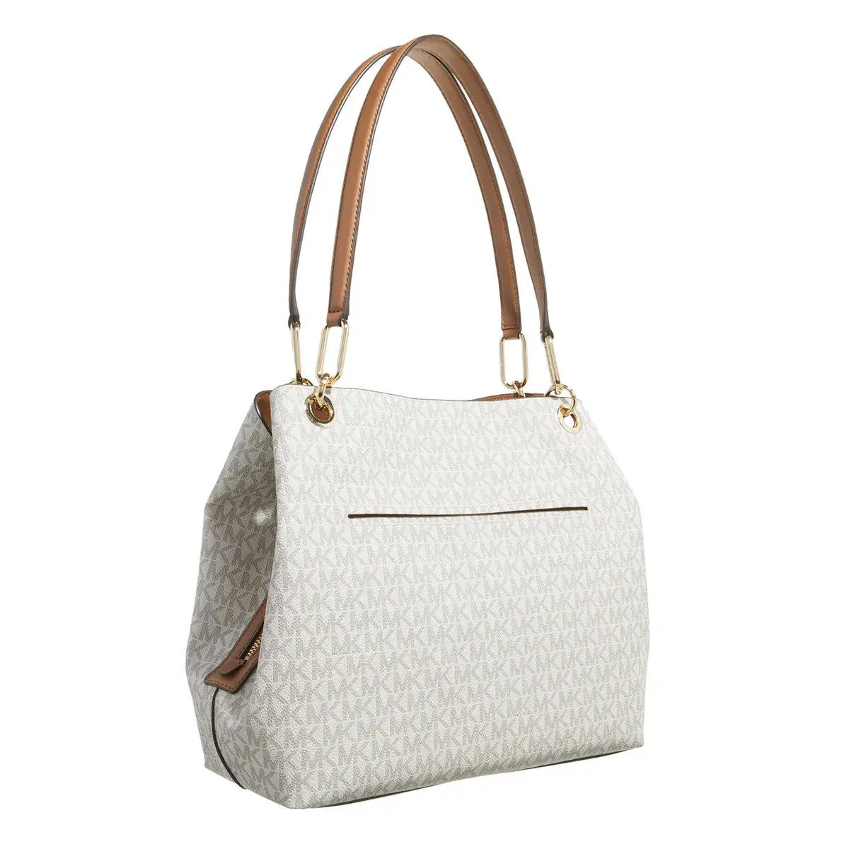 Shopper Schultertasche mit Logoprint