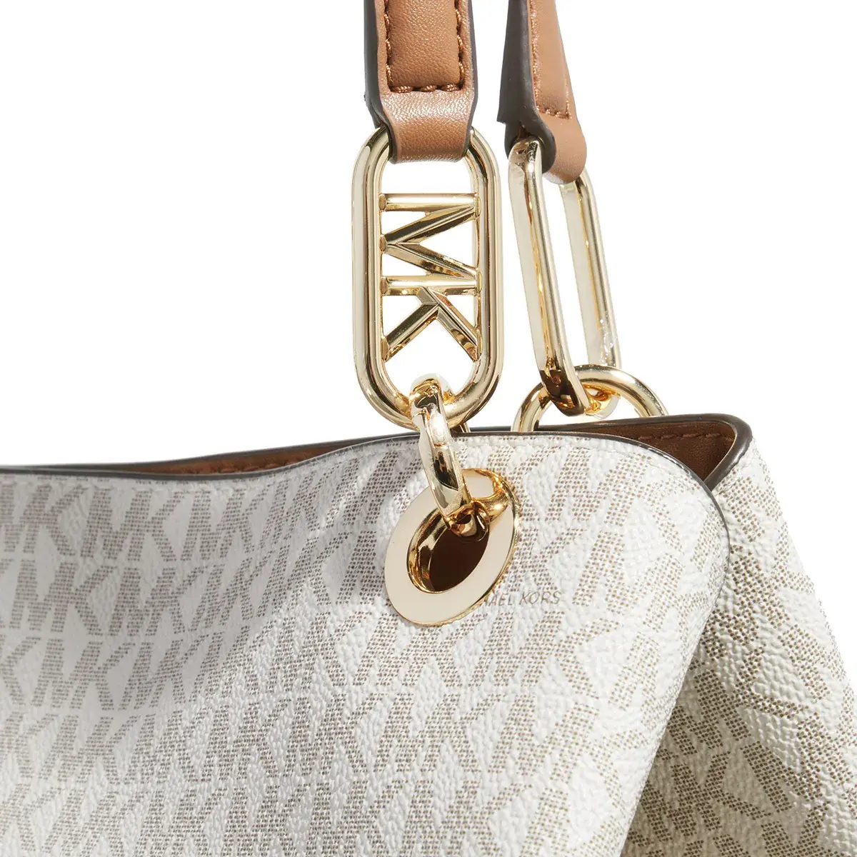 Shopper Schultertasche mit Logoprint