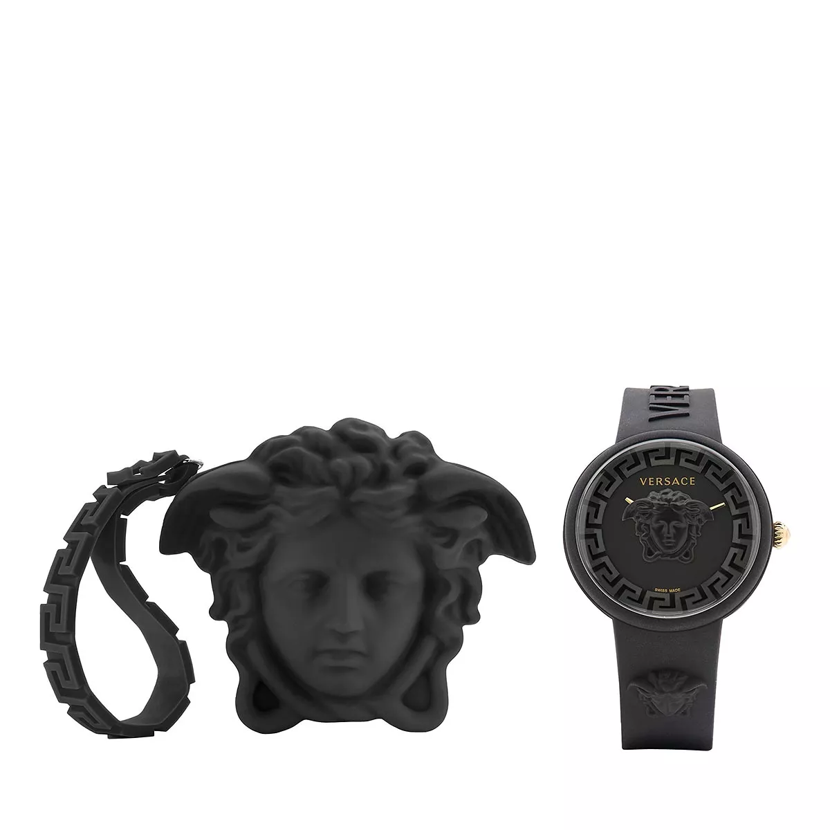 Medusa Pop Schwarze Schweizer Uhr
