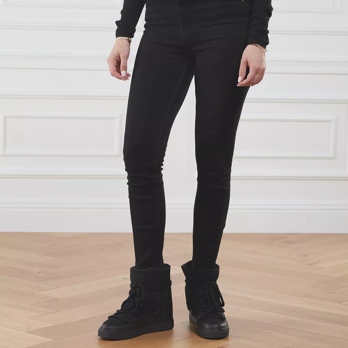 Klassische Wedge Stiefeletten