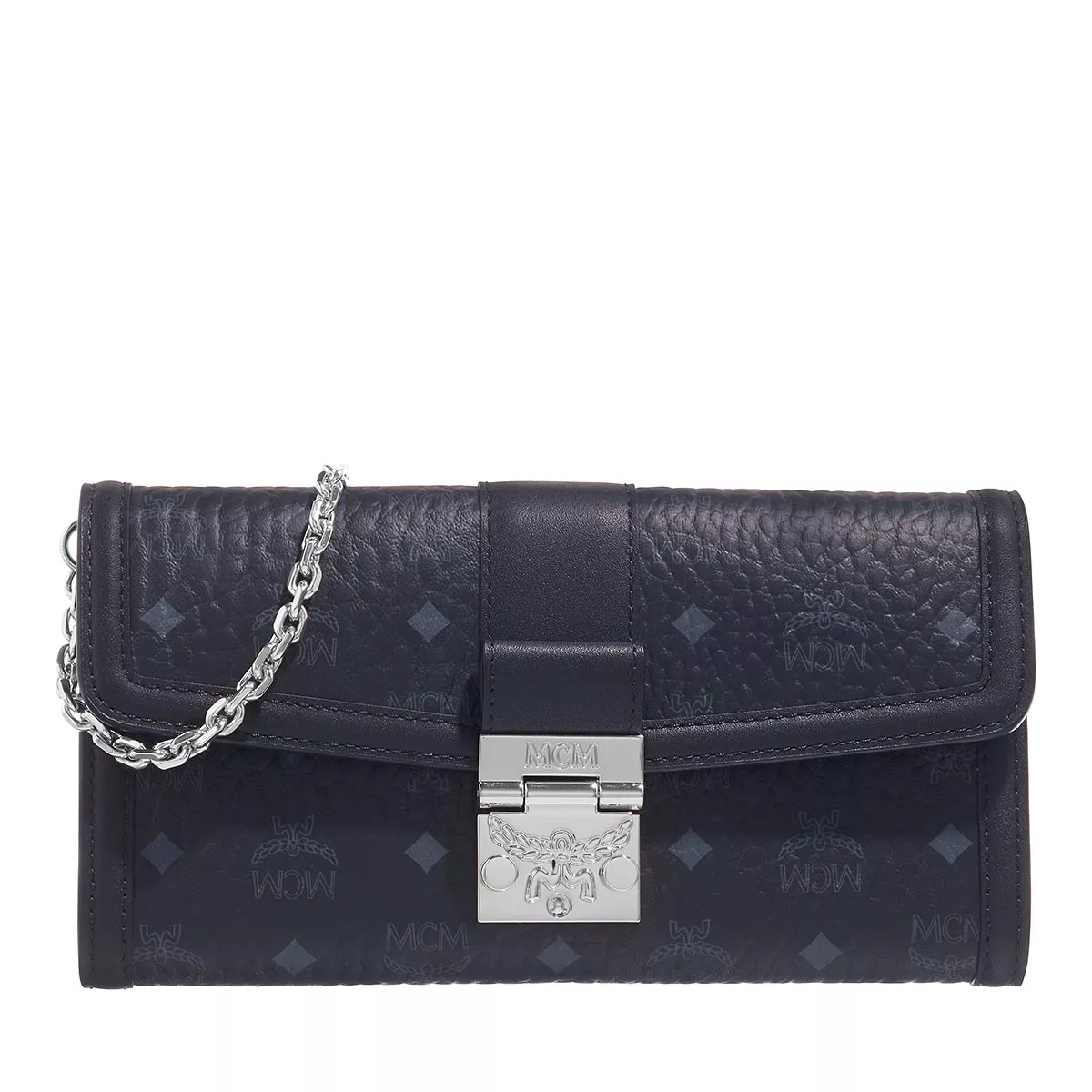 Geprägte Leder-Wallet-Umhängetasche