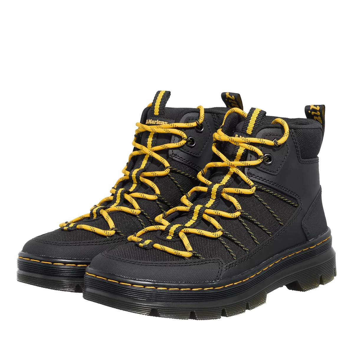 Schwarze Schnürstiefeletten