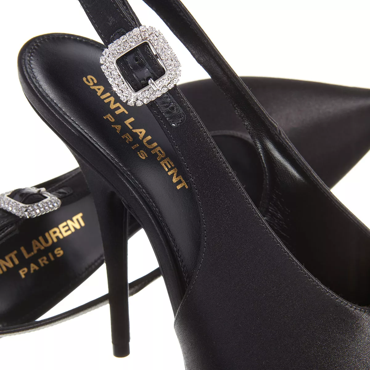 Elegante schwarze Slingback Pumps