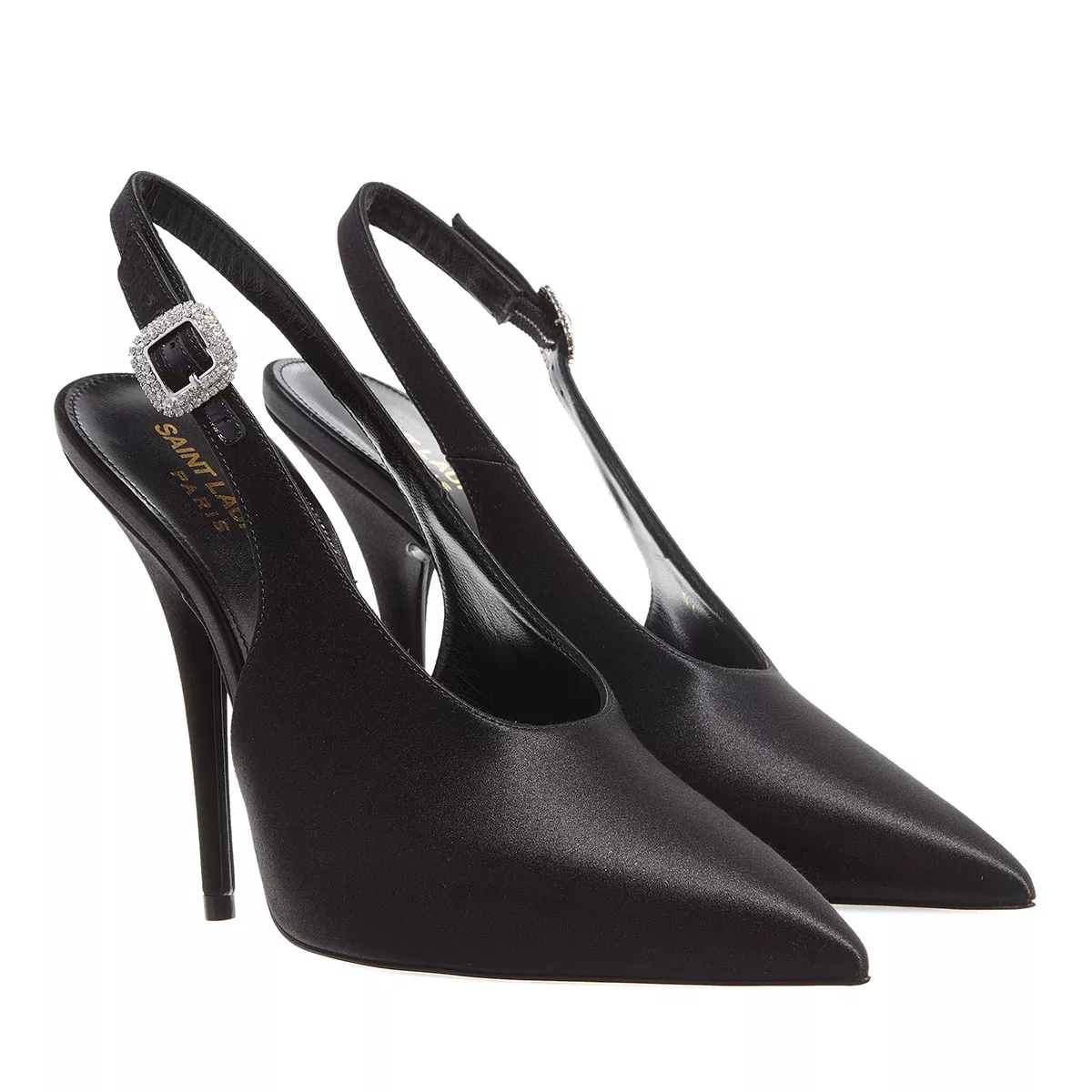 Elegante schwarze Slingback Pumps