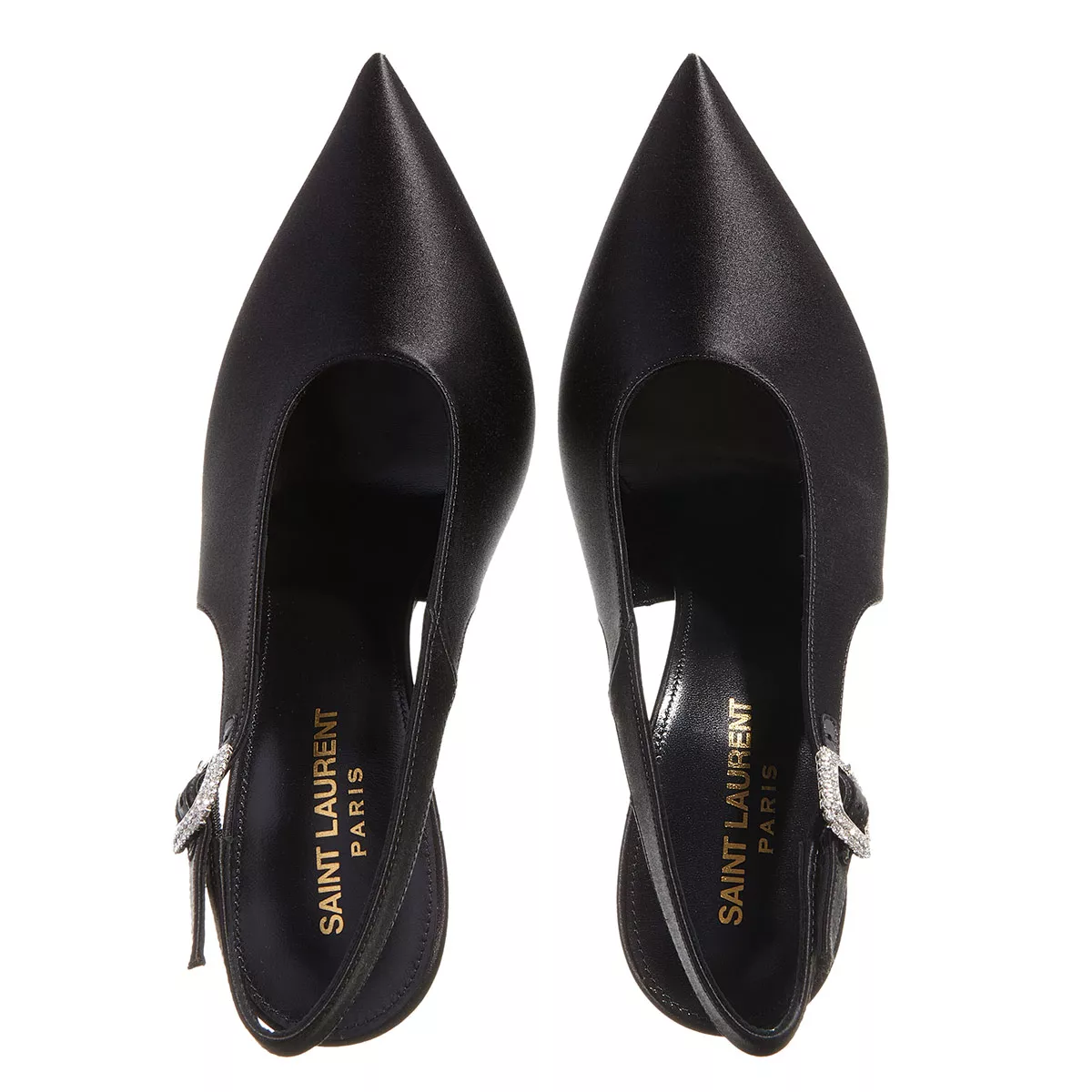 Elegante schwarze Slingback Pumps