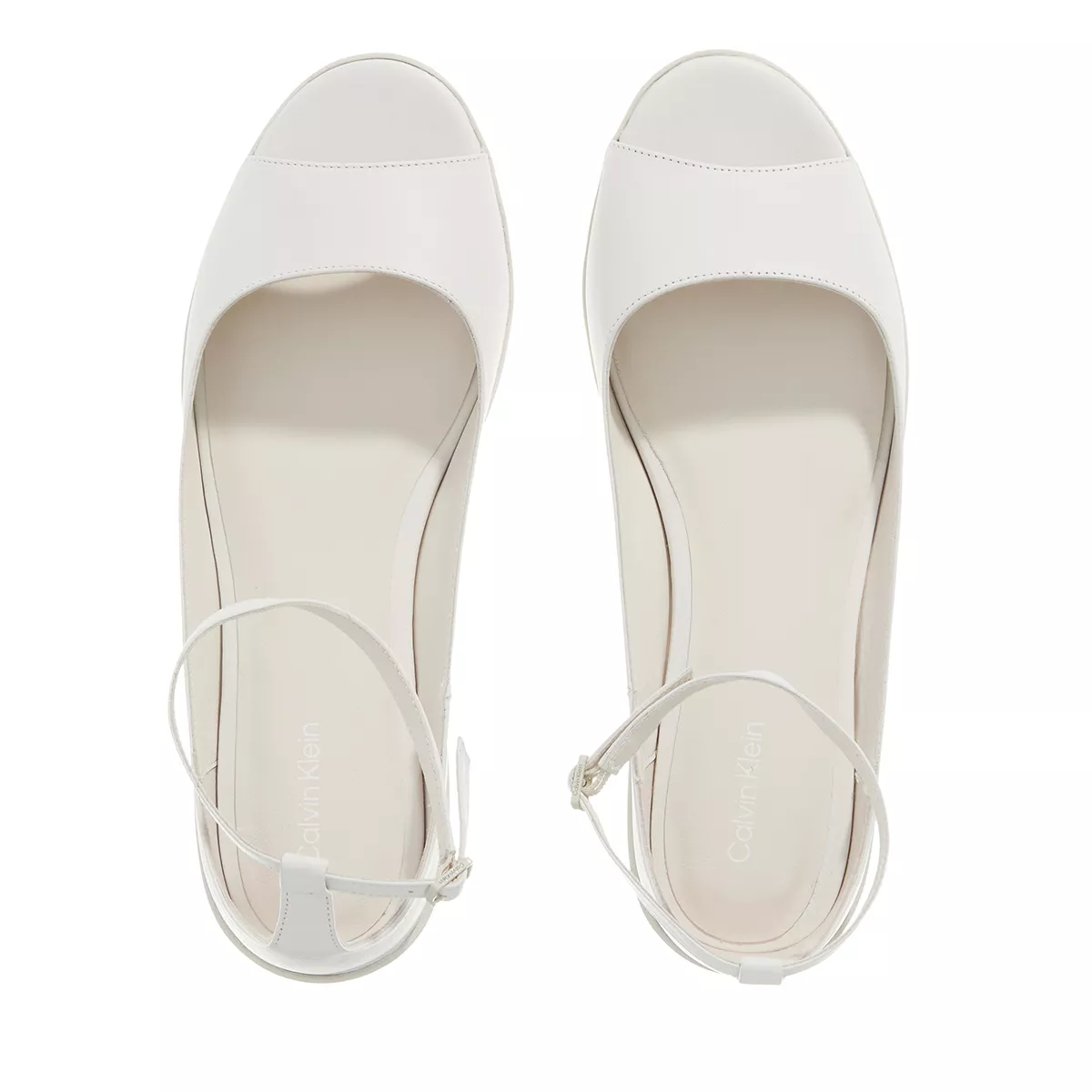 Peep Toe Ballerinas mit Knöchelriemen