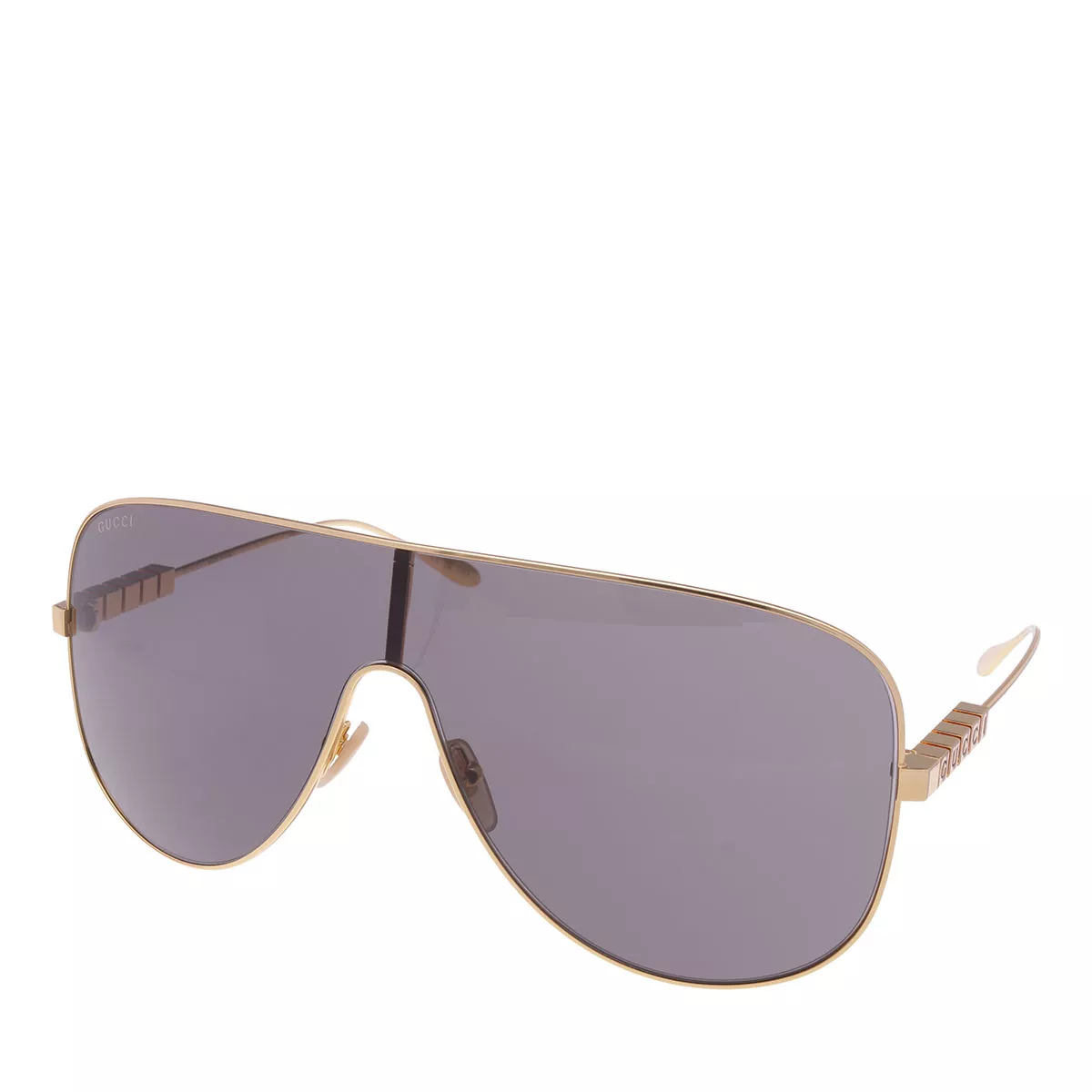 Aviator Sonnenbrille mit goldenem Metallrahmen