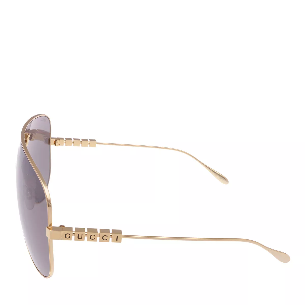 Aviator Sonnenbrille mit goldenem Metallrahmen