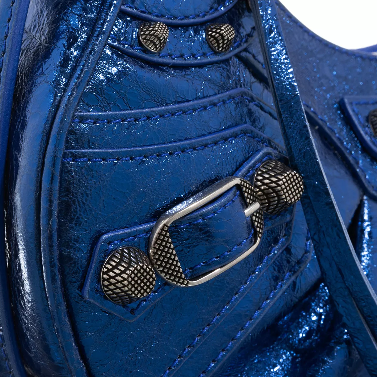Le Cagole XS Metallic Schultertasche