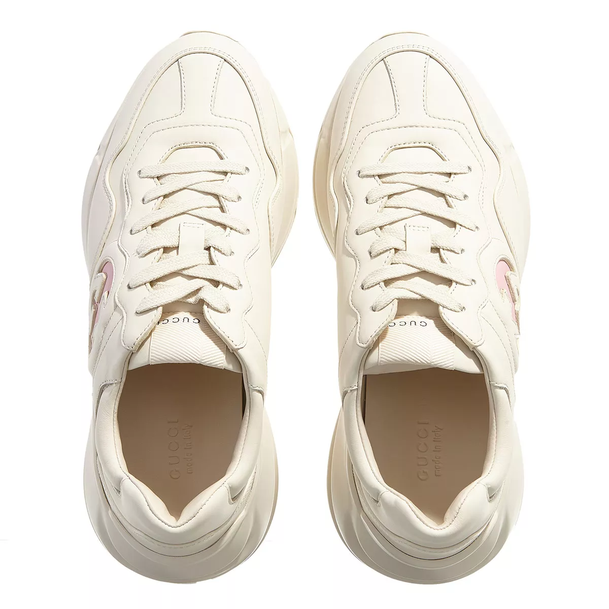 Klobige Leder-Fashion-Sneakers