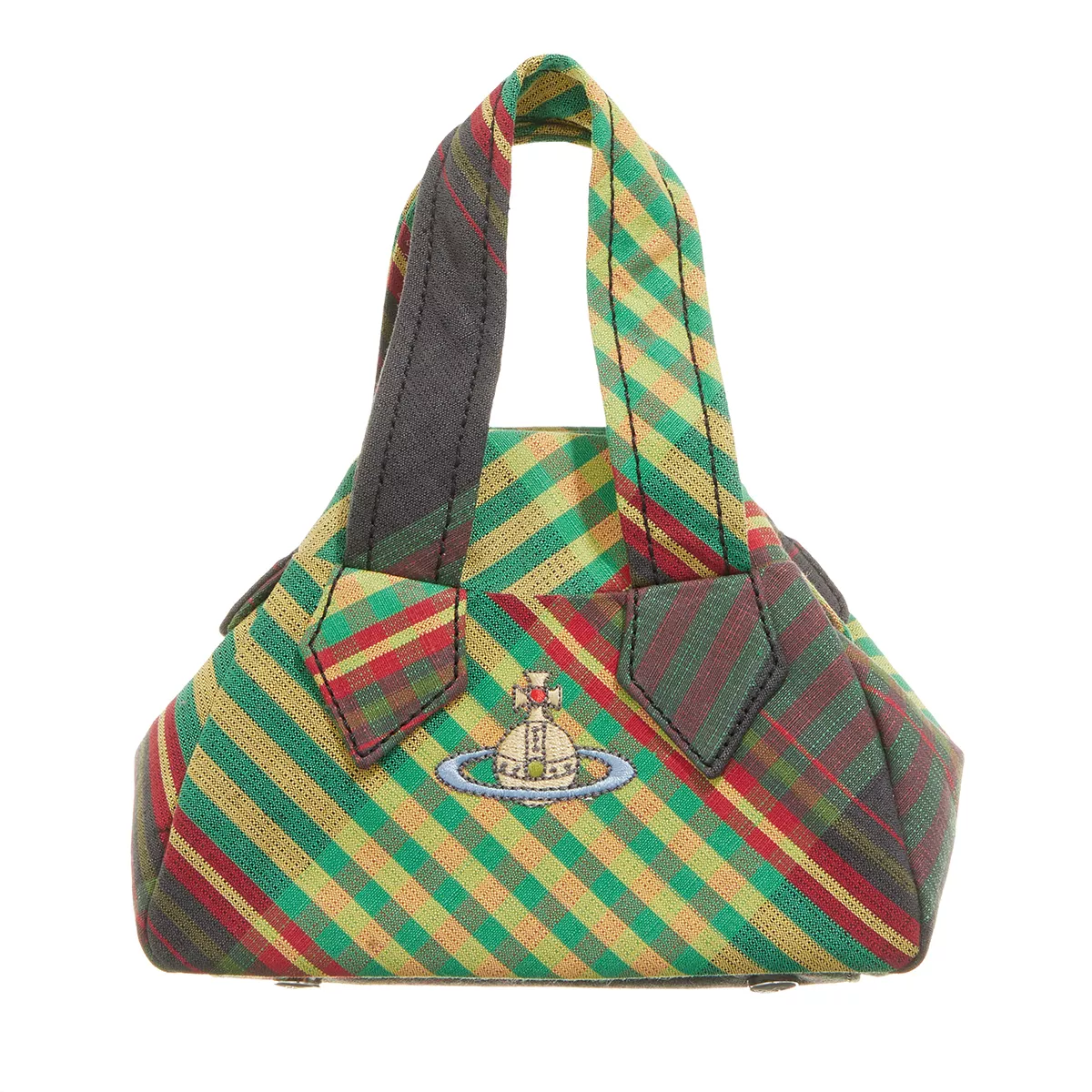 Mini Yasmine Tasche mit Tartanmuster