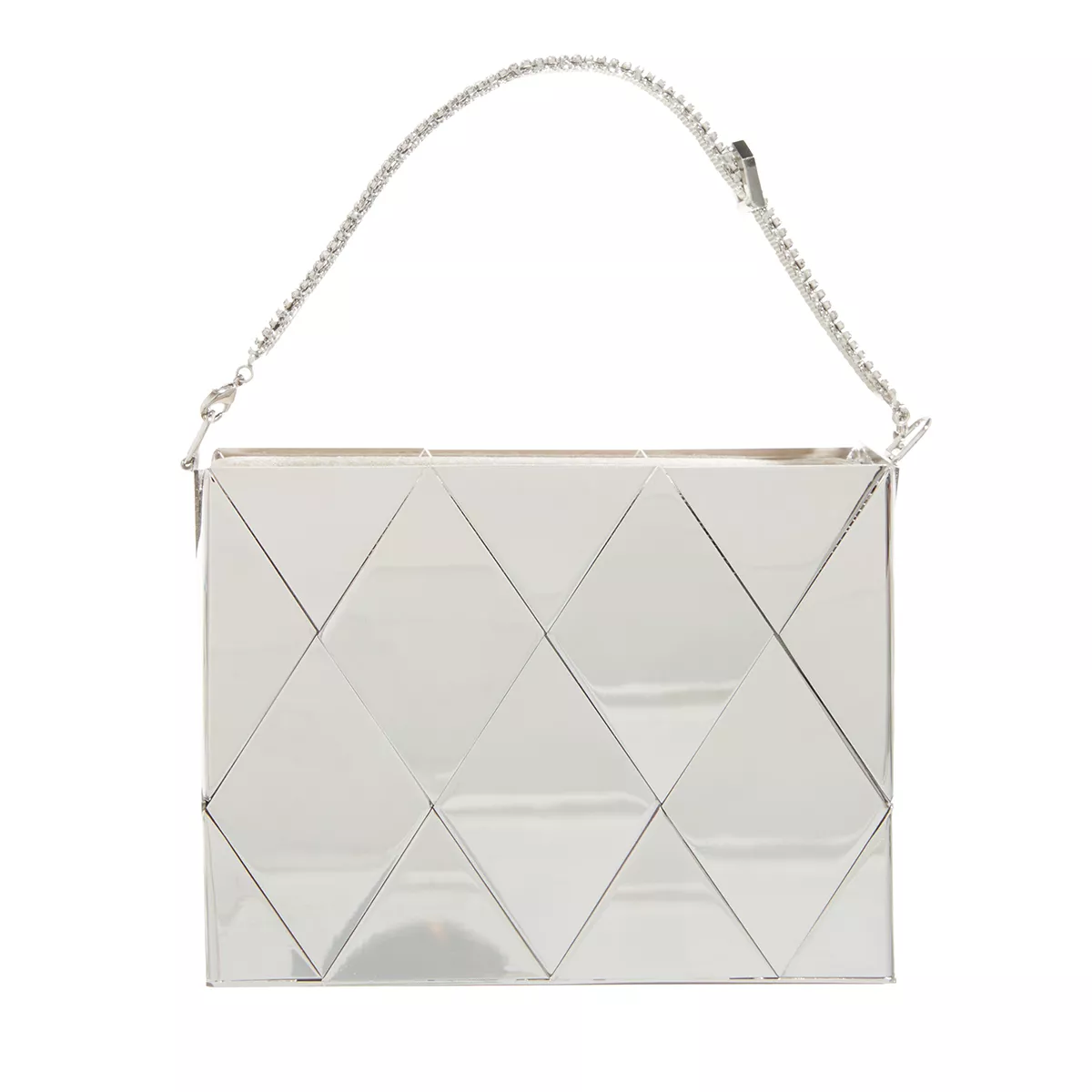 Geometrische metallische Abend Clutch Tasche