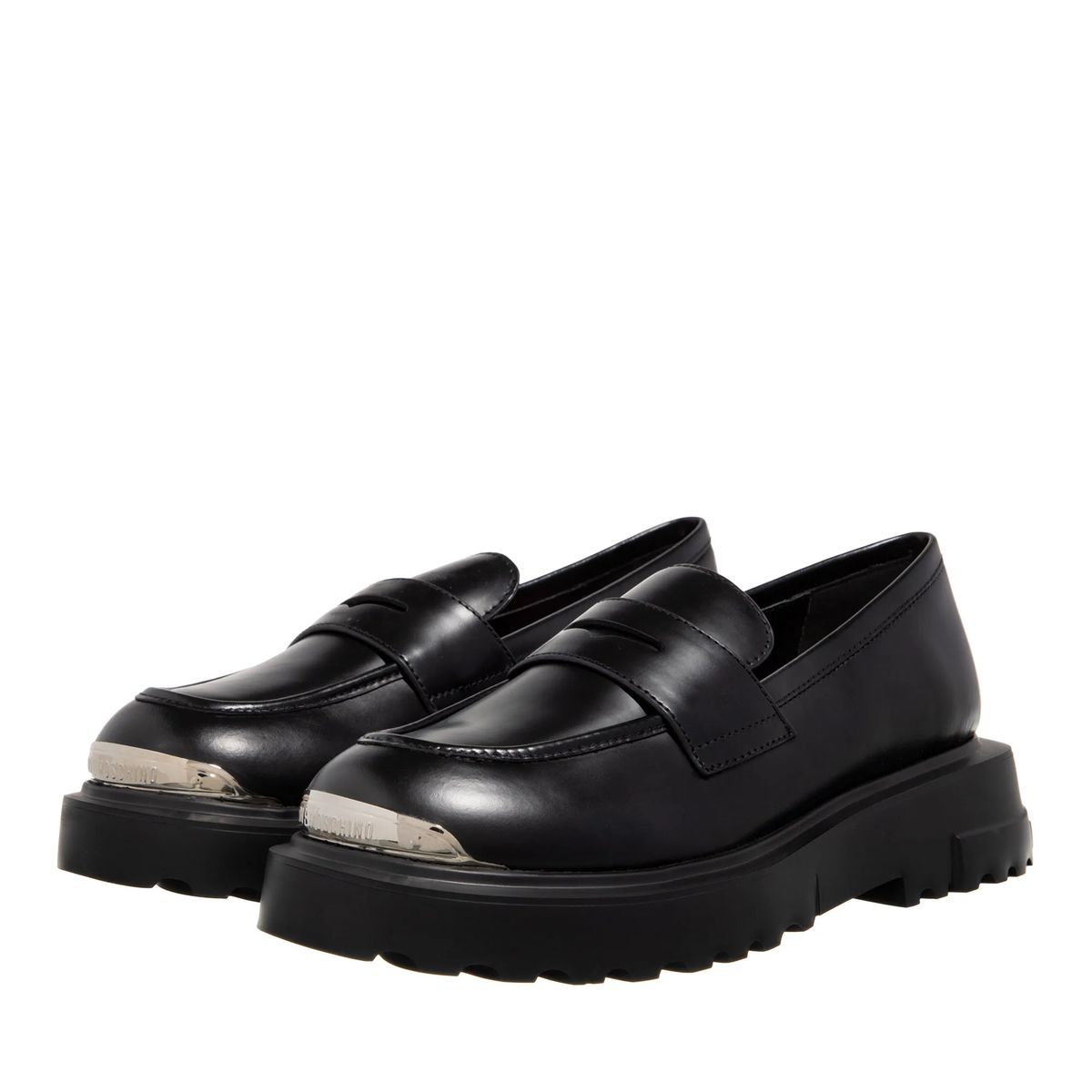 Plateau Penny Loafer aus Leder