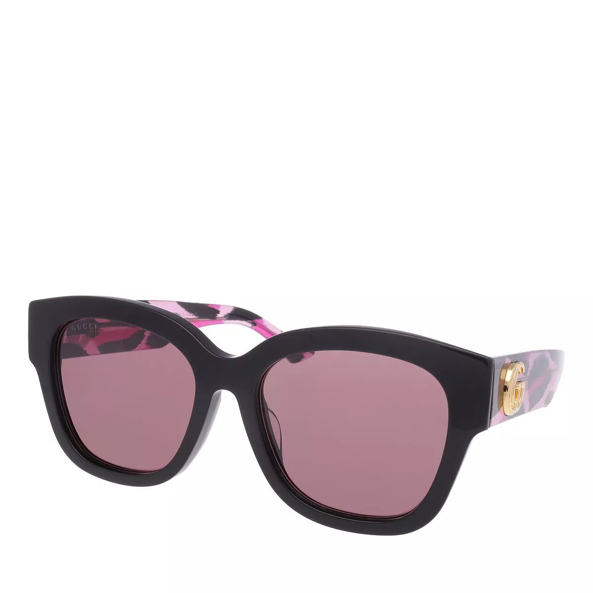 Chice schwarze Sonnenbrille mit Oversize-Rahmen