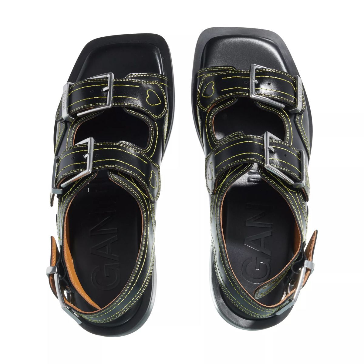 Bestickte Western Schnallen Sandalen