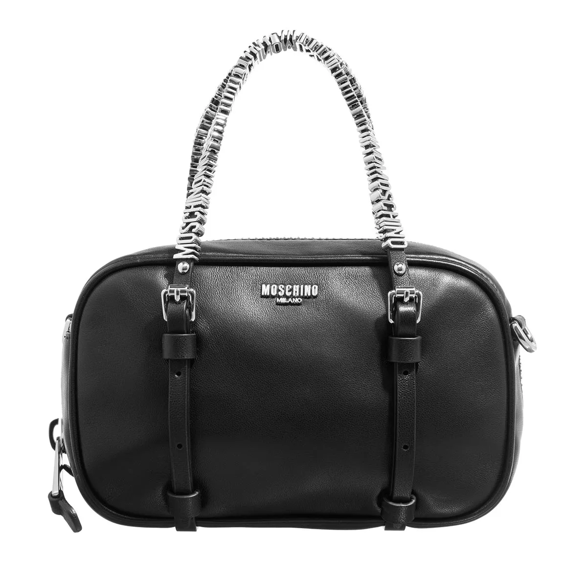 Moschino Mini Bowling Bag mit Riemen