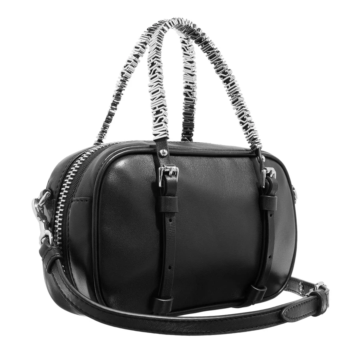 Moschino Mini Bowling Bag mit Riemen