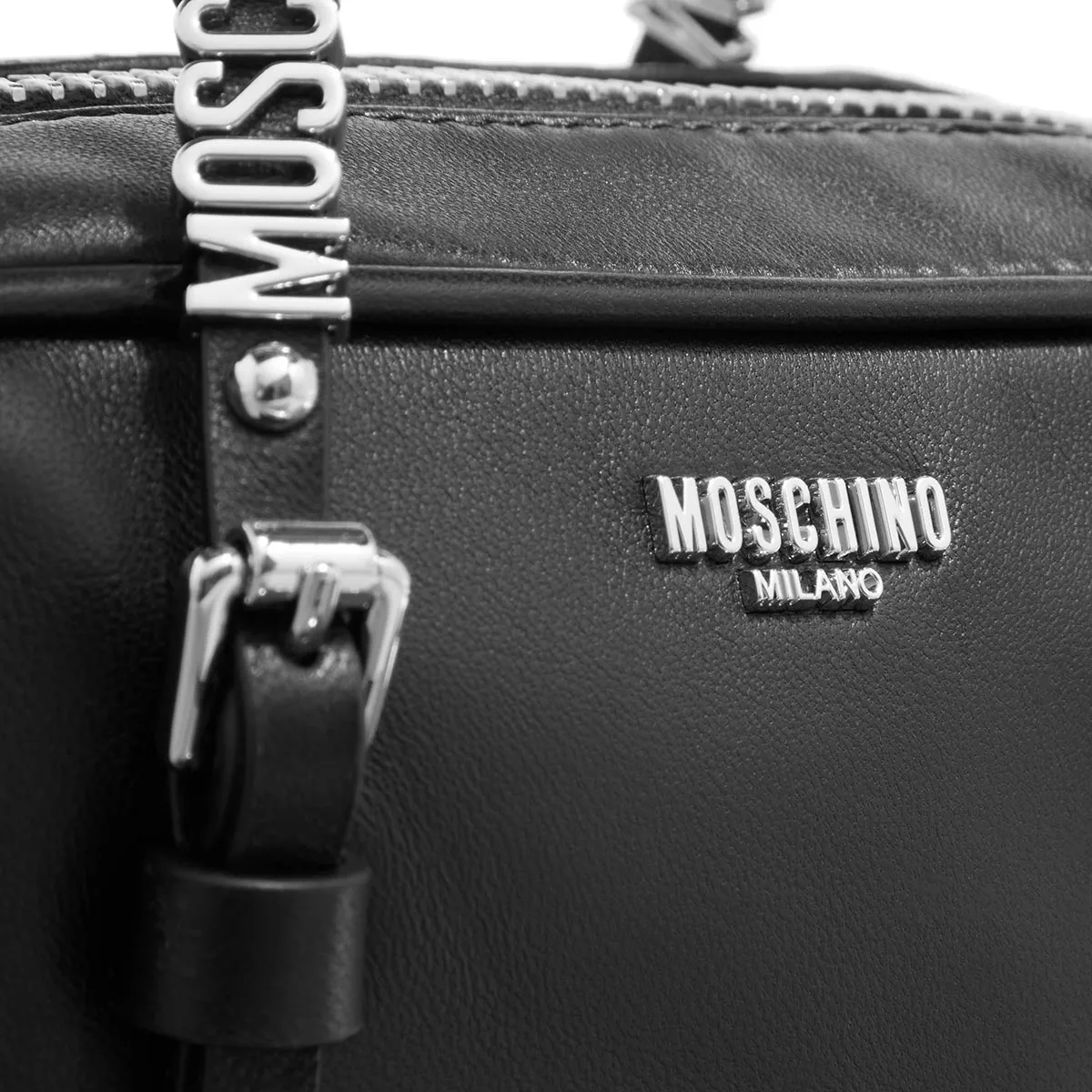 Moschino Mini Bowling Bag mit Riemen