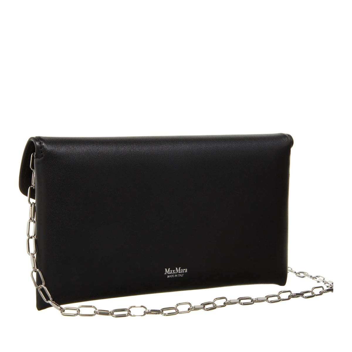 Elegante schwarze Kettenbrieftasche