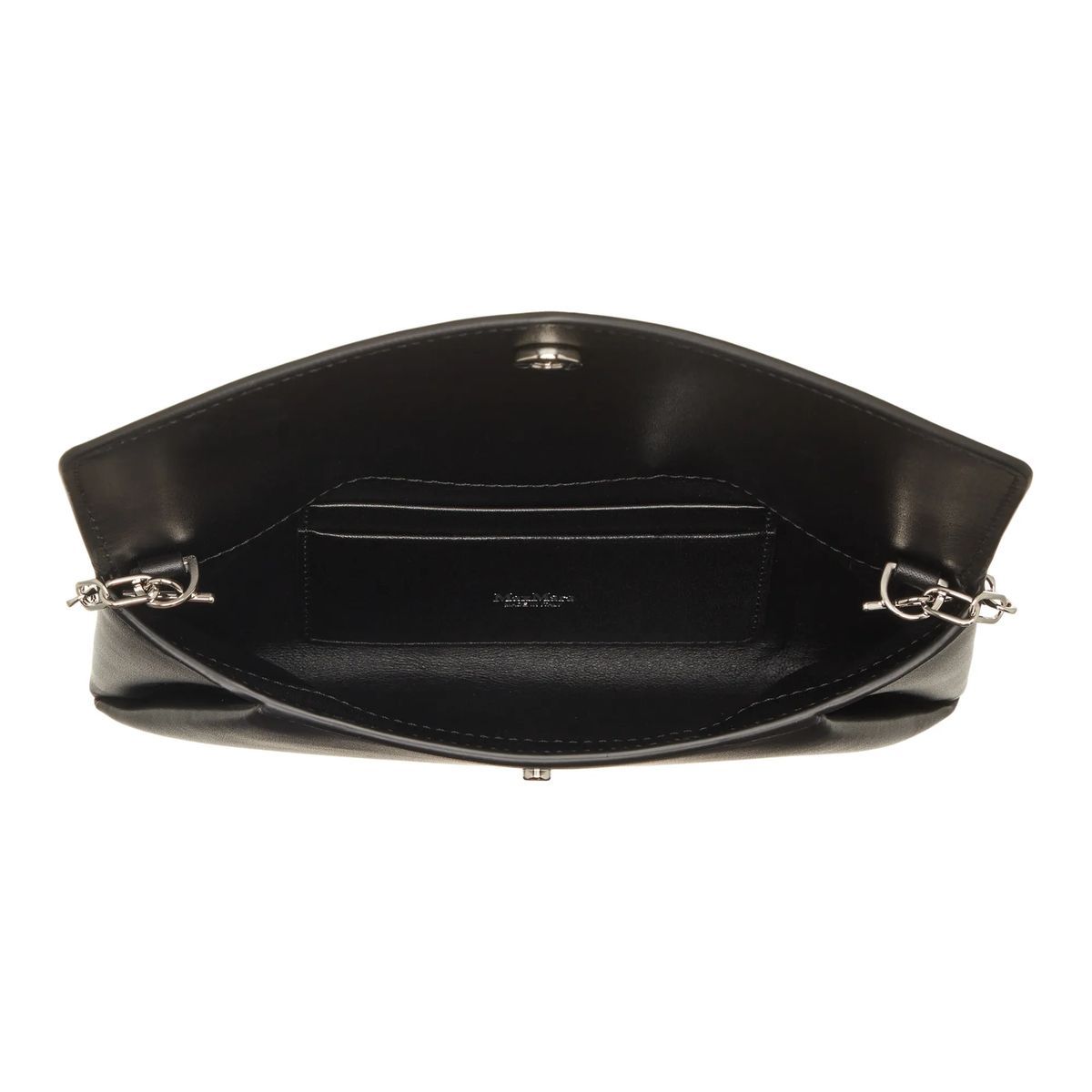 Elegante schwarze Kettenbrieftasche
