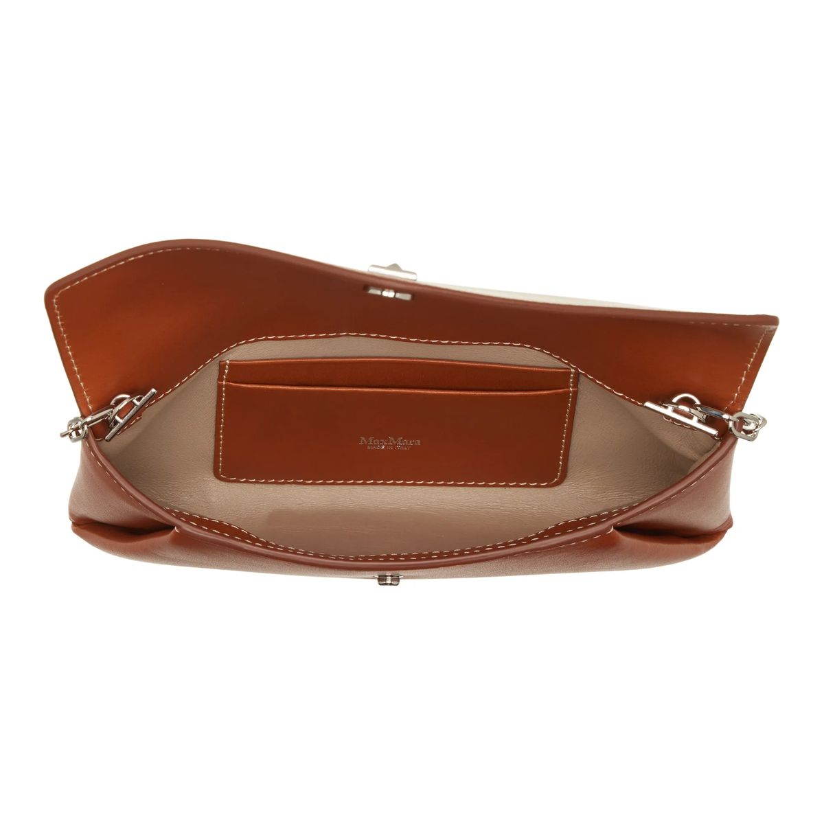 Leder-Ketten-Brieftasche Clutch