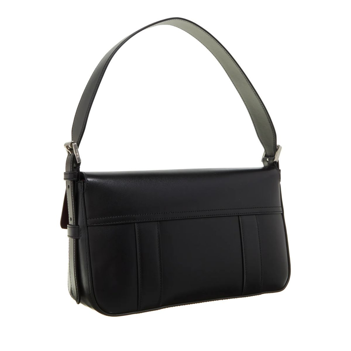 Bayswater Schwarze Leder Schultertasche