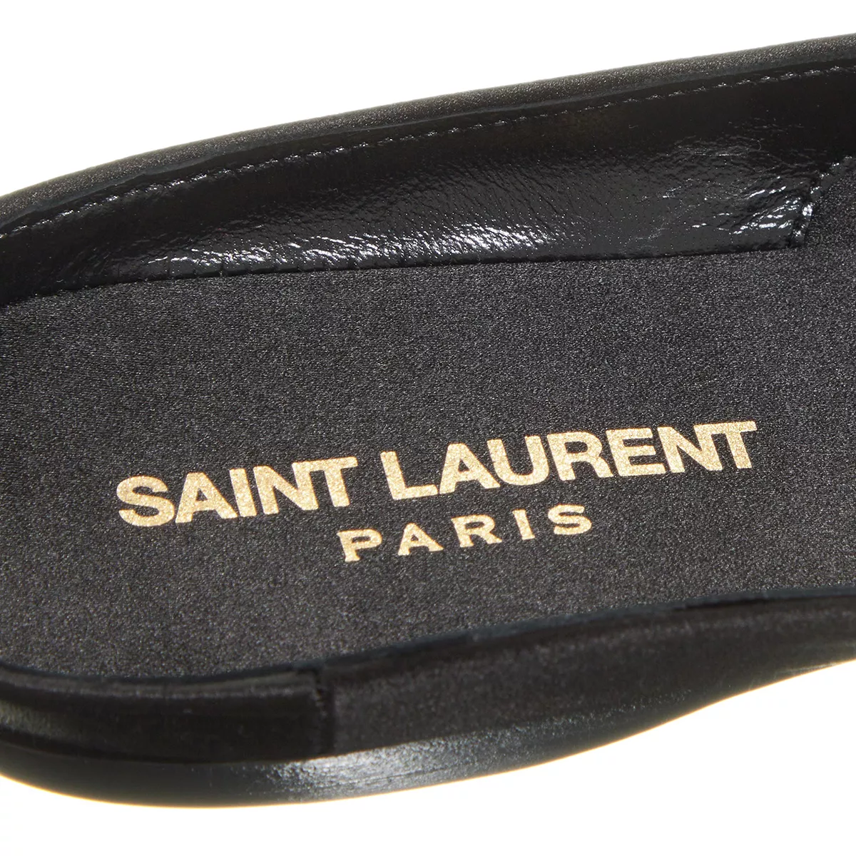 Elegante Mules aus Satin-Krepp