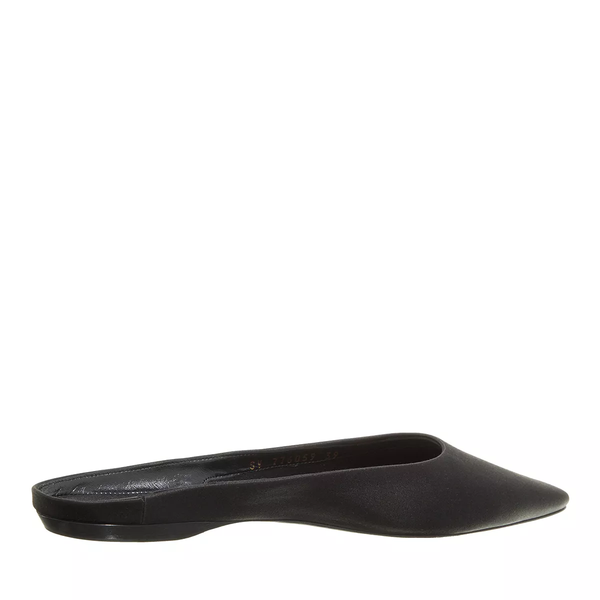 Elegante Mules aus Satin-Krepp