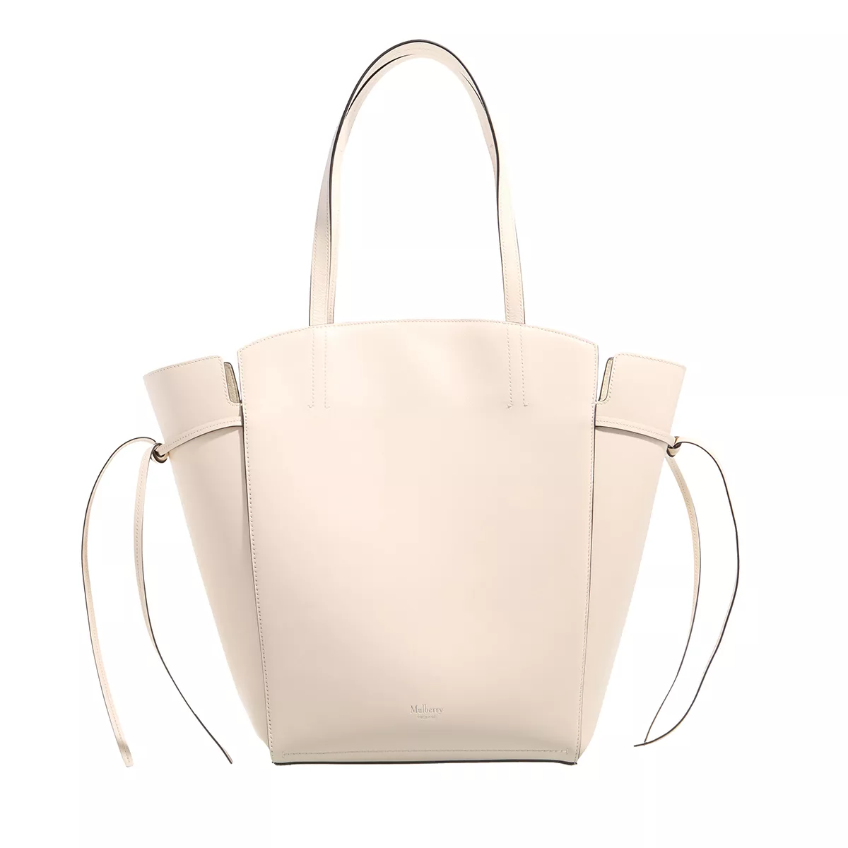 Elegante Leder-Tragetasche mit Bändern