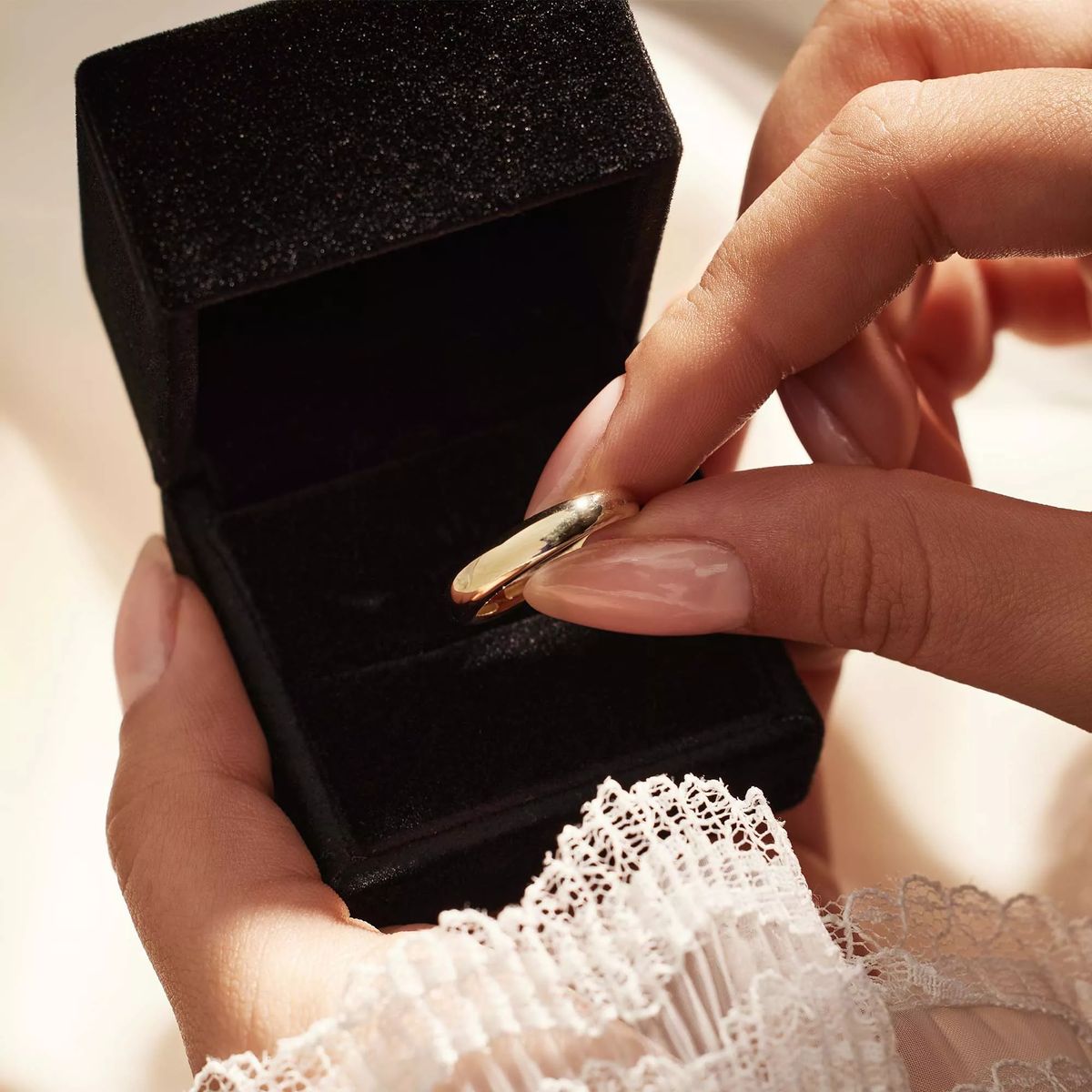 Klassischer Goldring