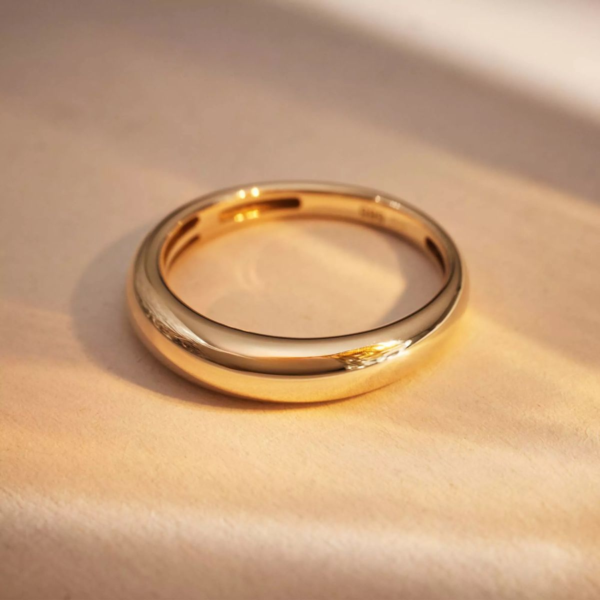 Klassischer Goldring