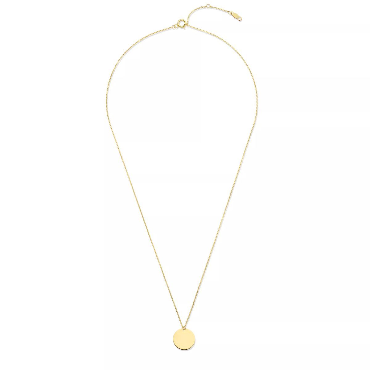 Minimalistische Goldene Halskette mit Anhänger