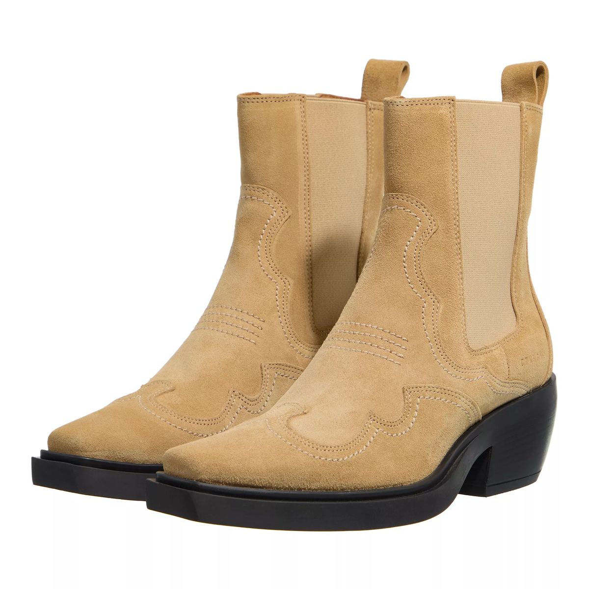 Wildleder Western Stiefeletten