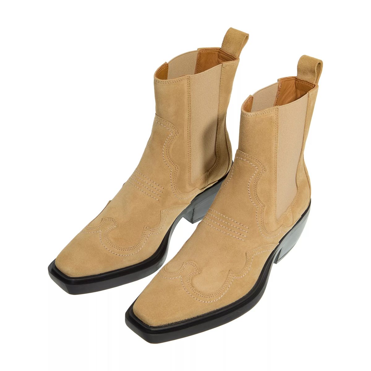 Wildleder Western Stiefeletten