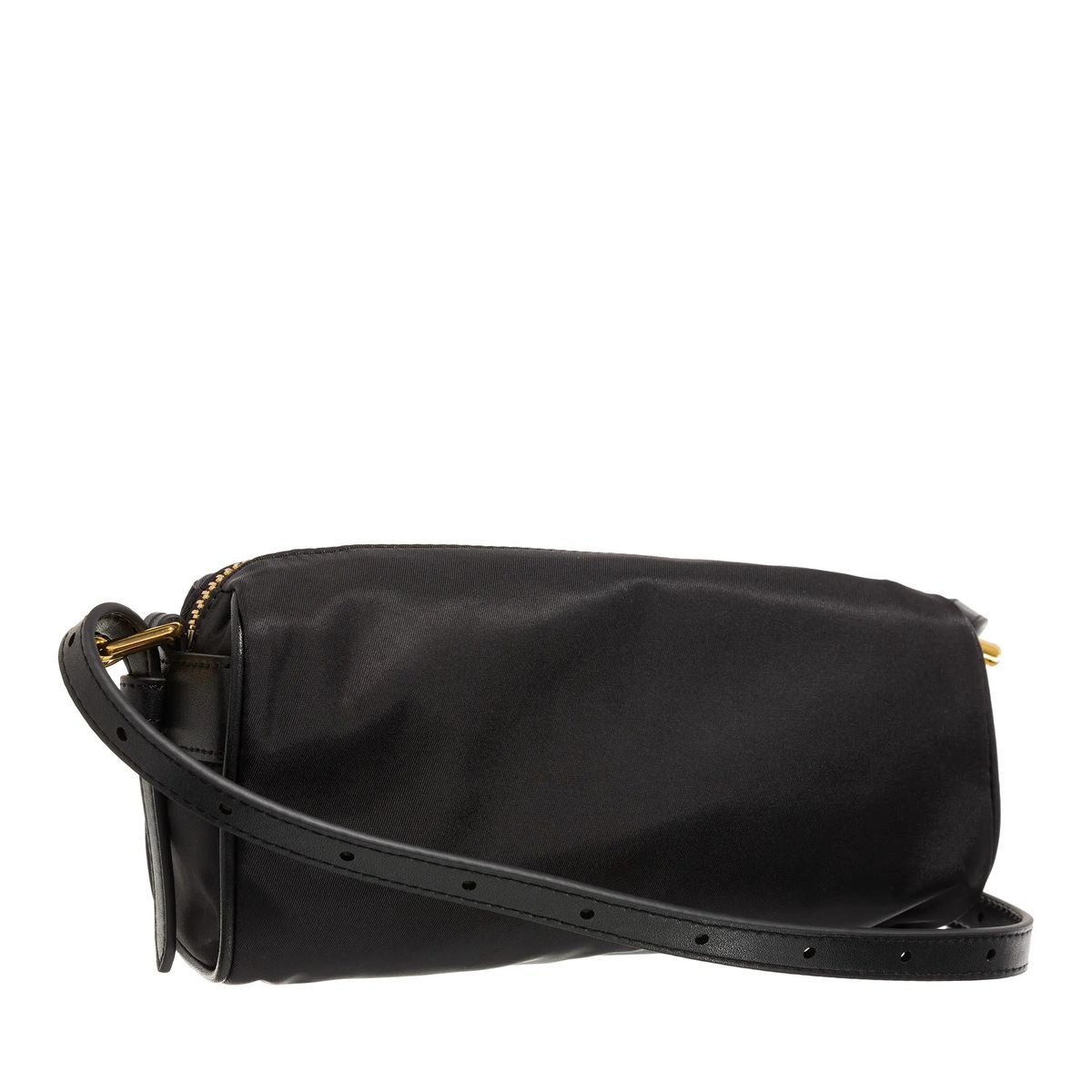 Schwarze Nylon Crossbody Kameratasche