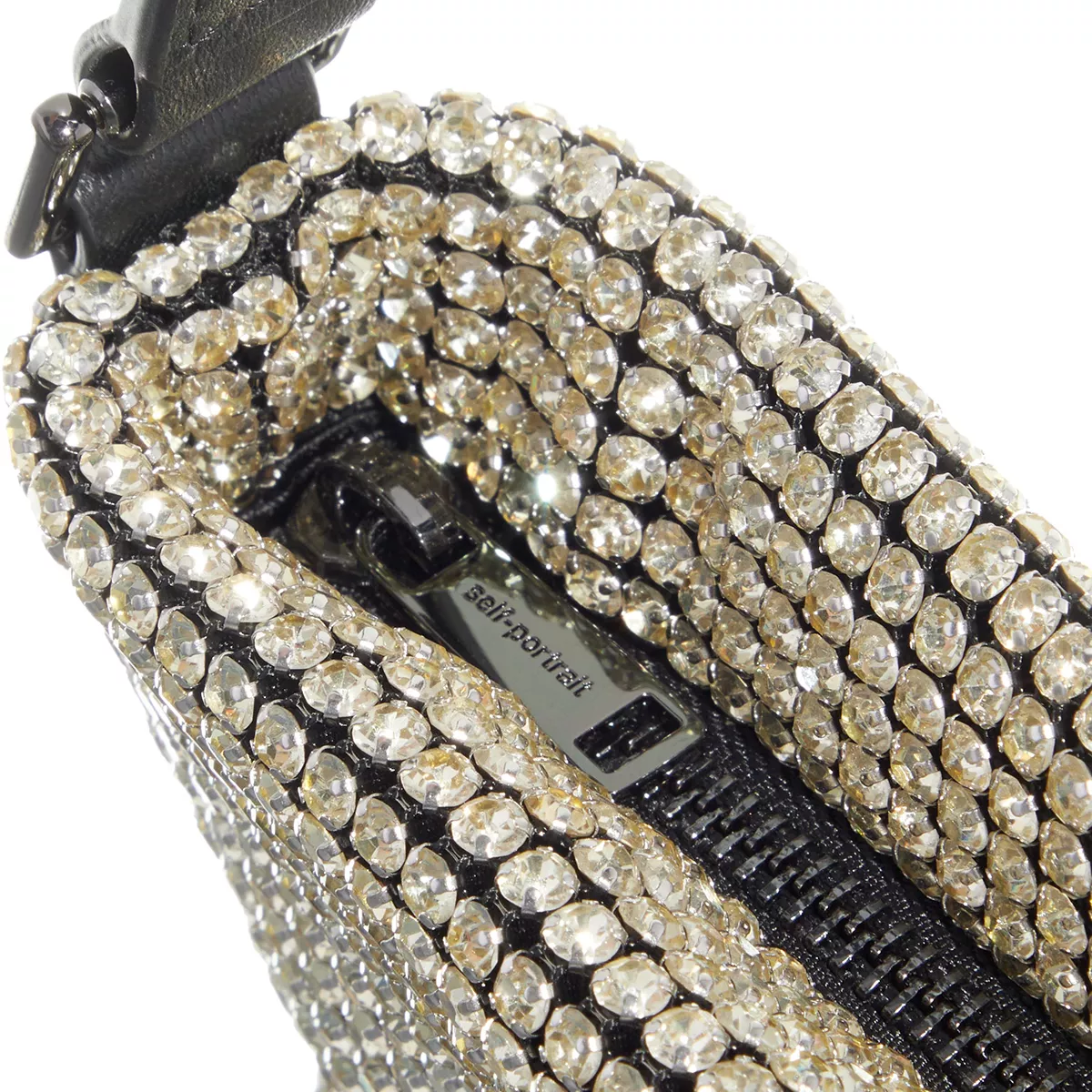 Diamantbesetzte Hobo-Tasche