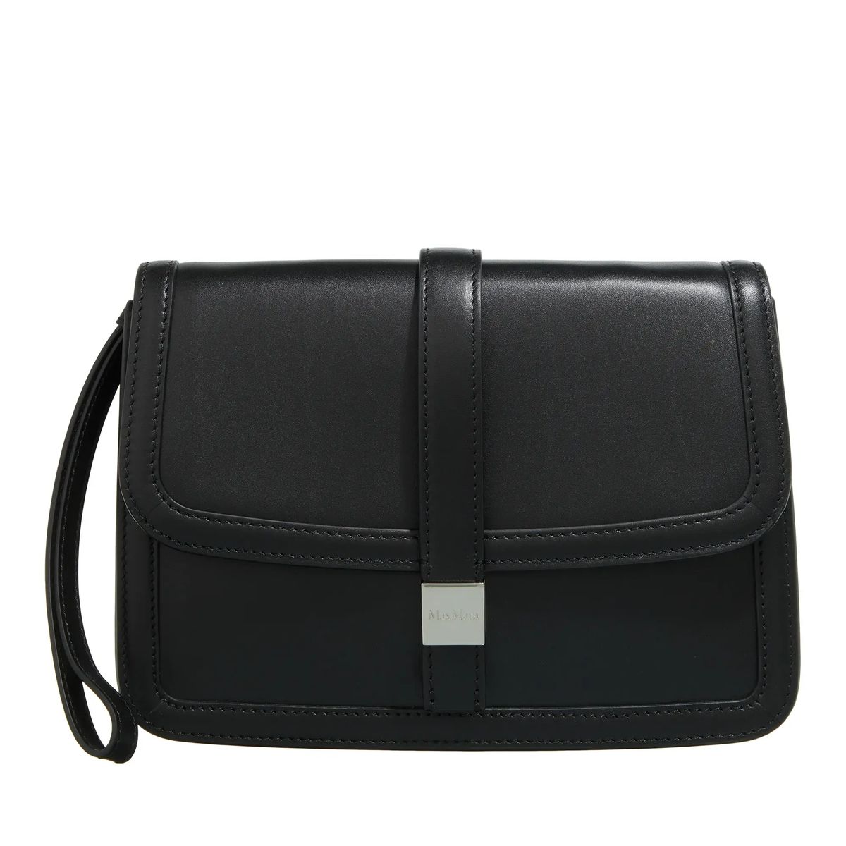 Elegante strukturierte Leder Clutch