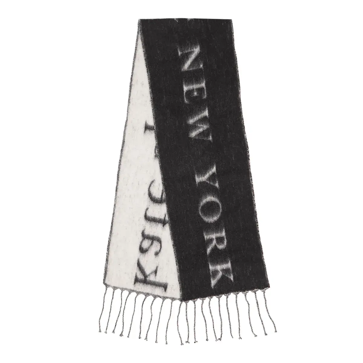 Leichter Schal mit Logo-Schriftzug