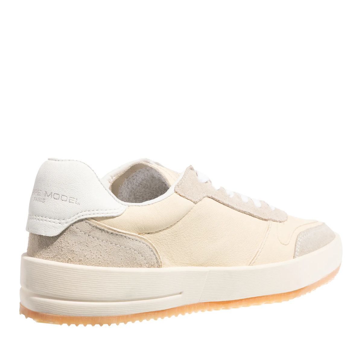 Low-Top Sneaker aus Leder und Wildleder
