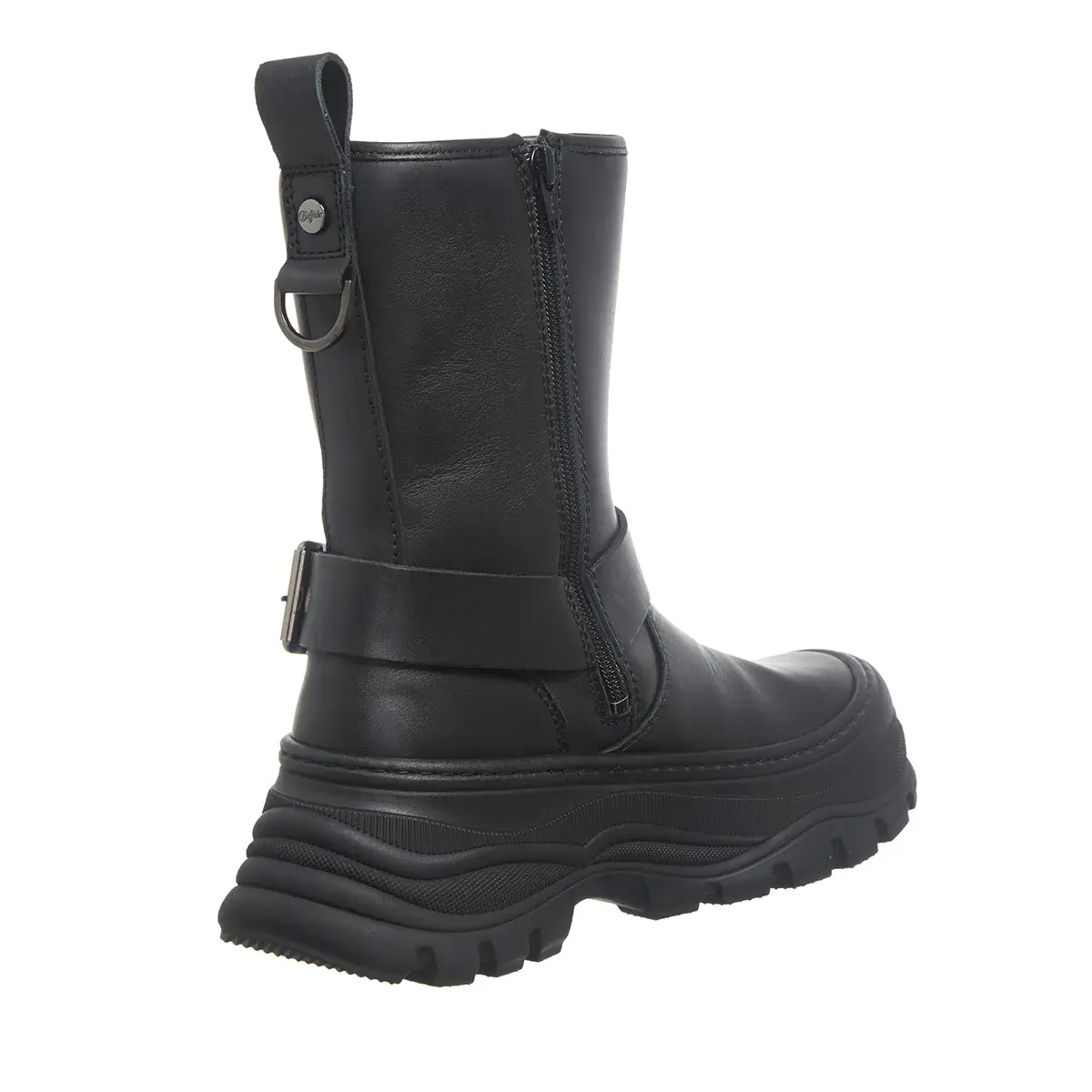 Klobige Plateau Biker Boots