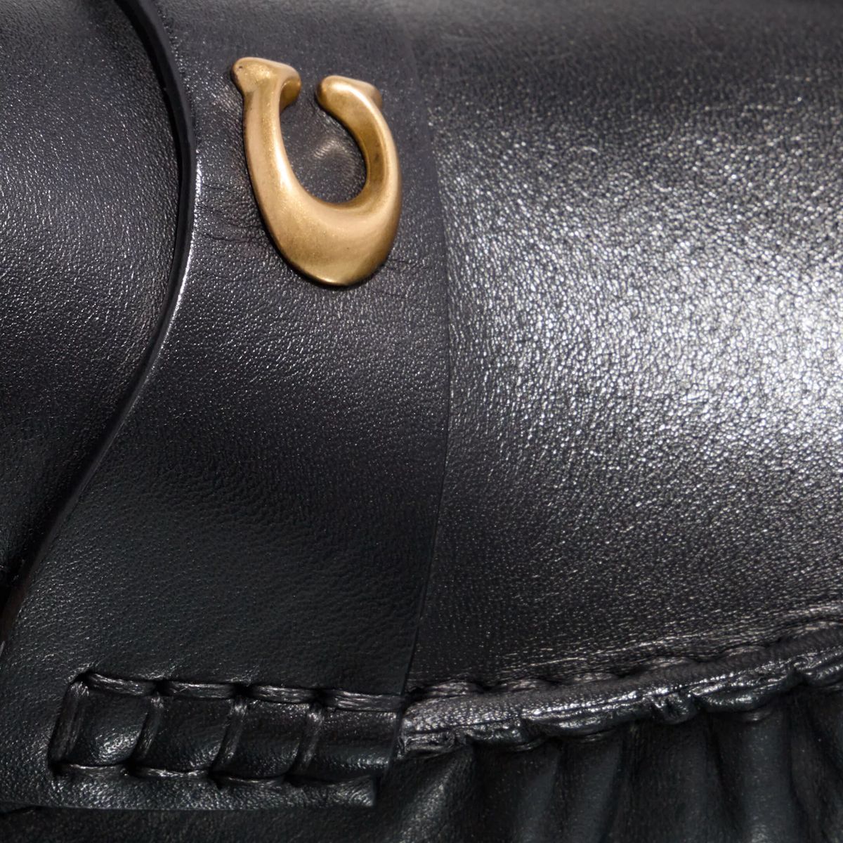 Klassische Leder Loafer mit Beschlägen
