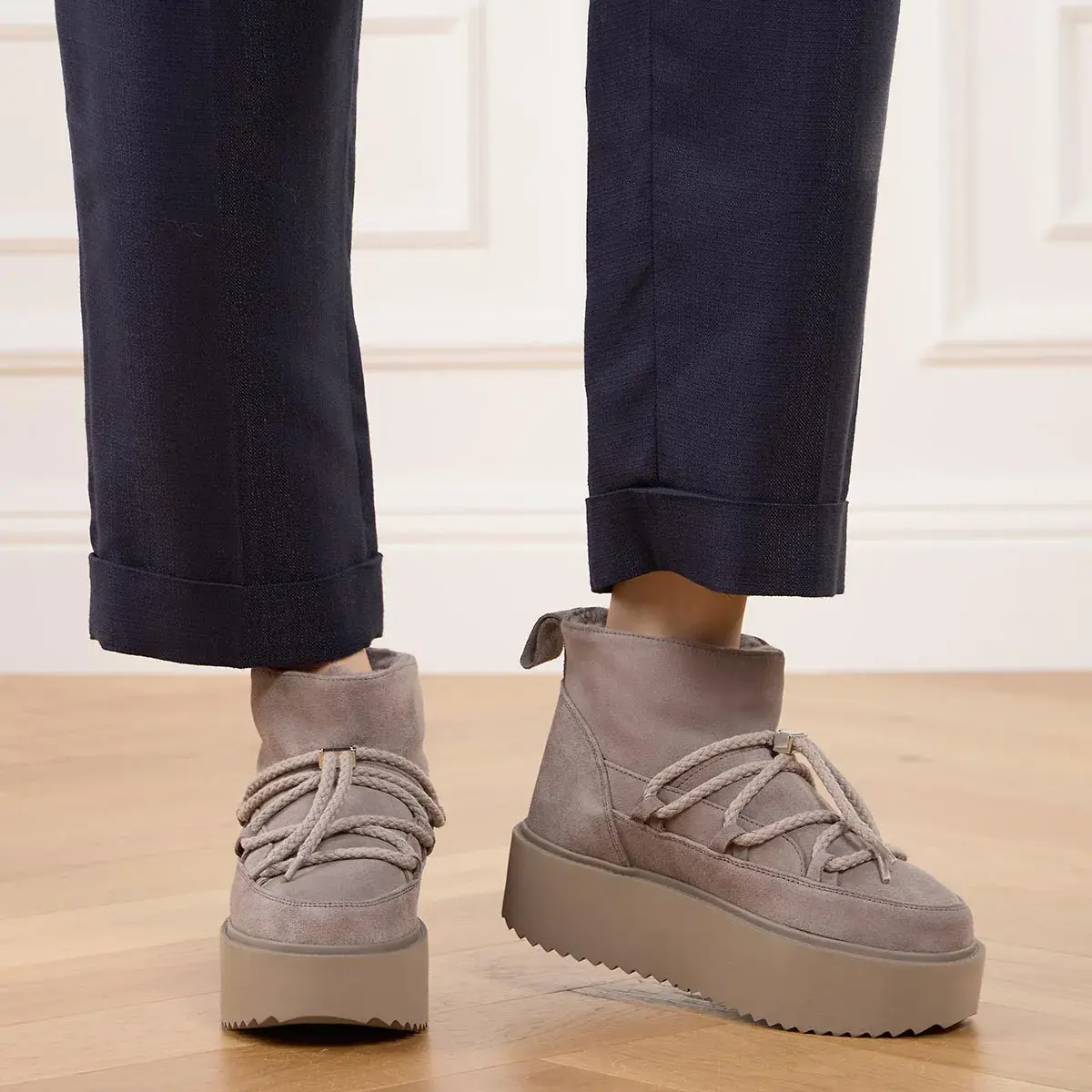 Plateau Wildleder Stiefeletten