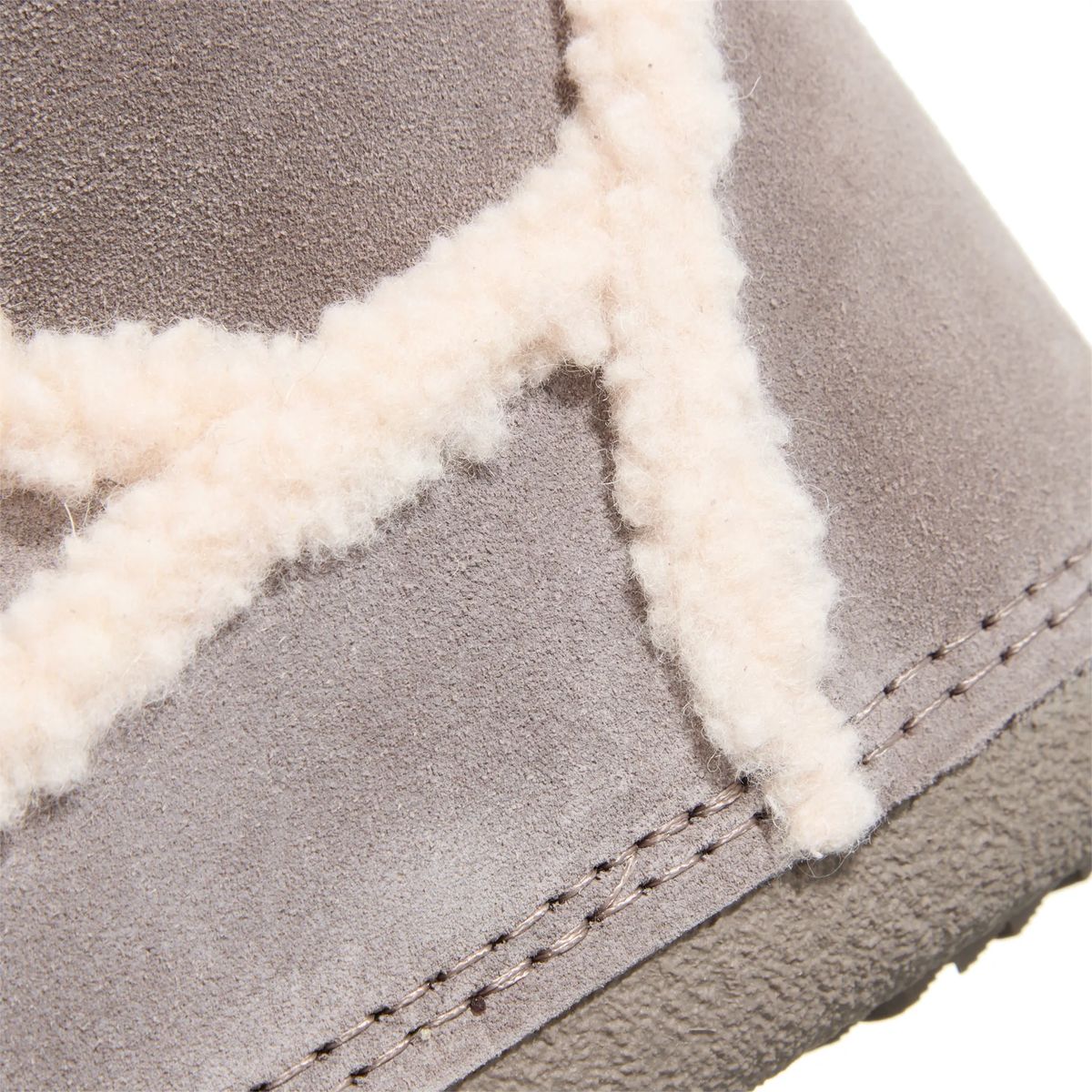 Klassischer Knöchelhoher Stiefel mit Shearling