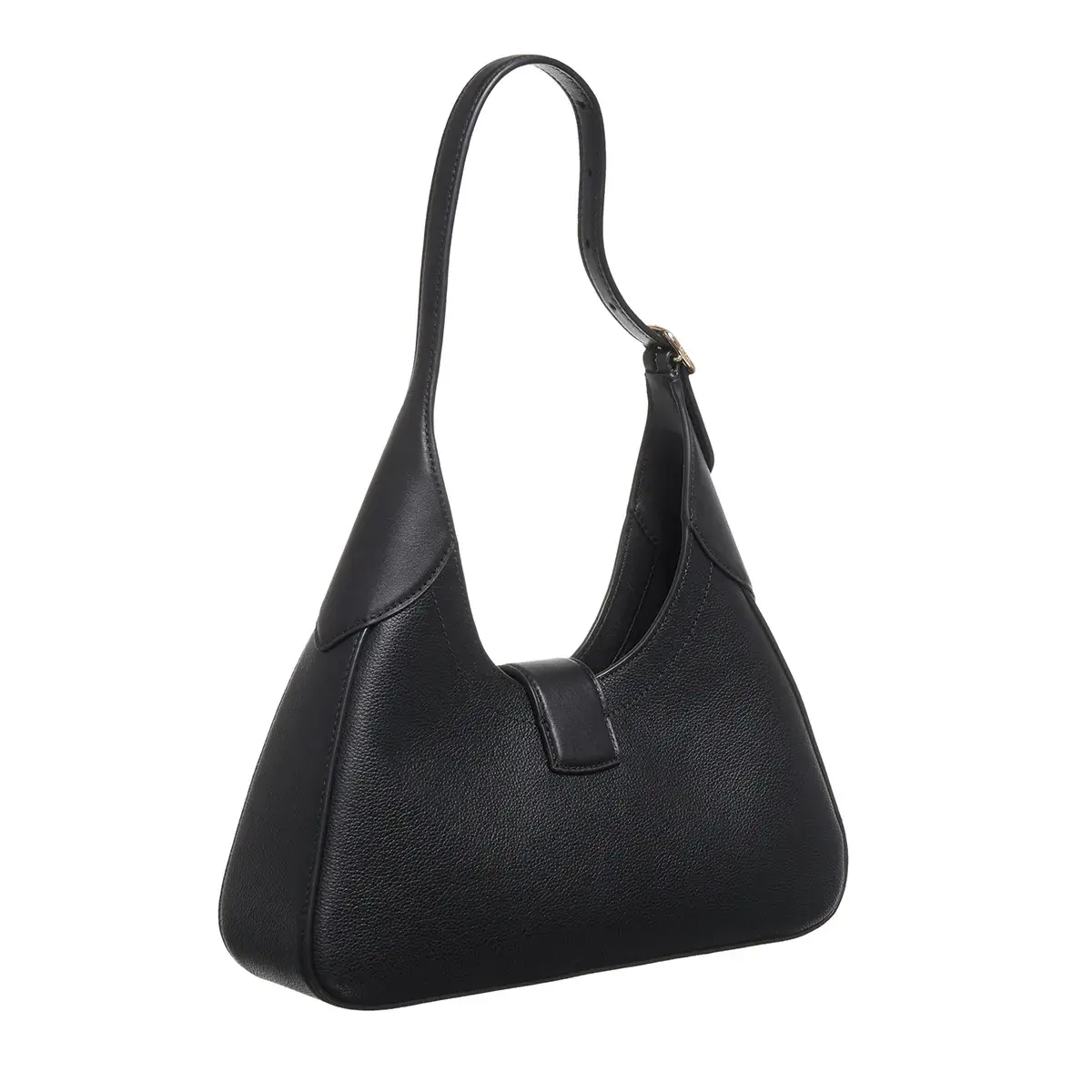 Klassische strukturierte Schulter-Baguette-Tasche