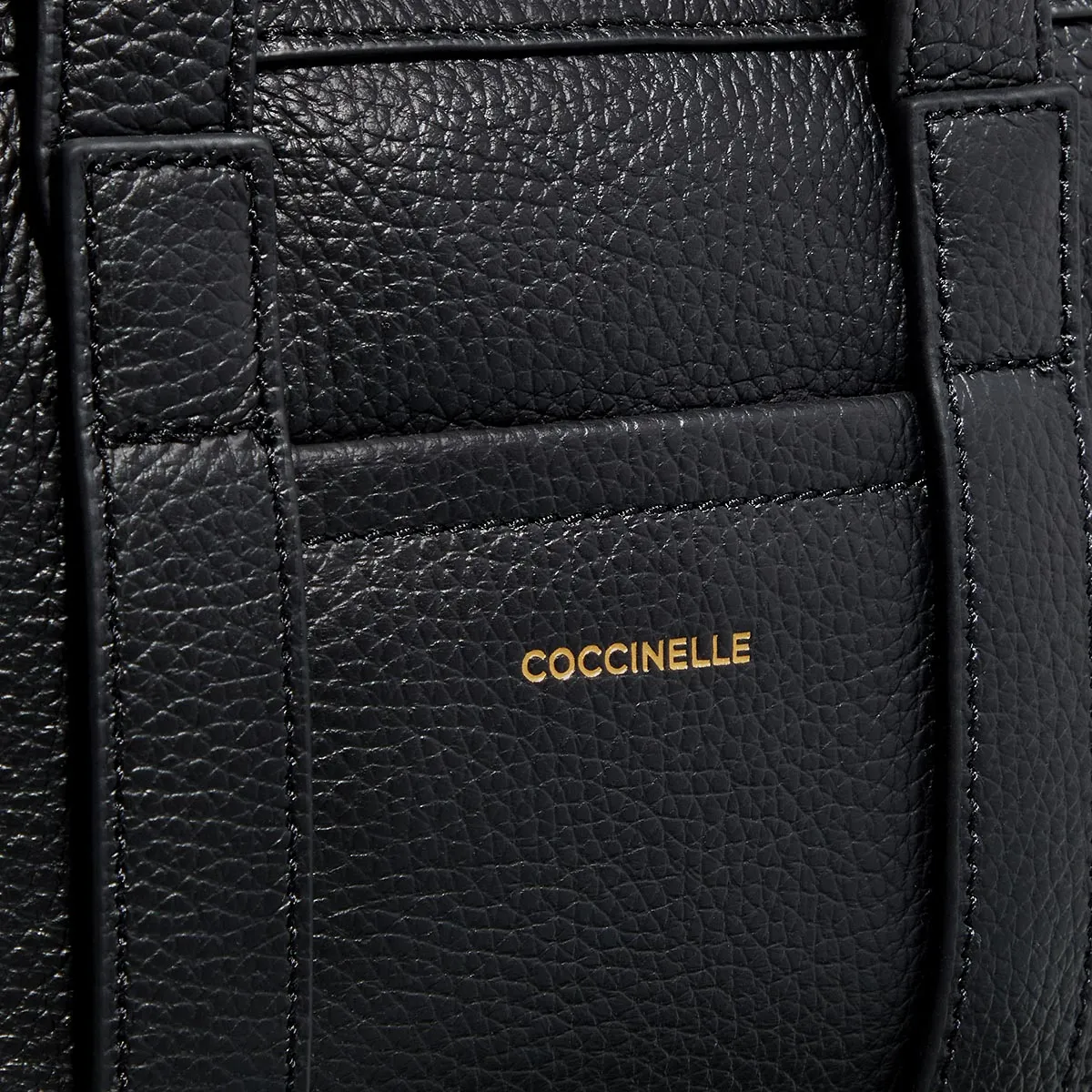 Leder Beutelhandtasche mit Kordelzug