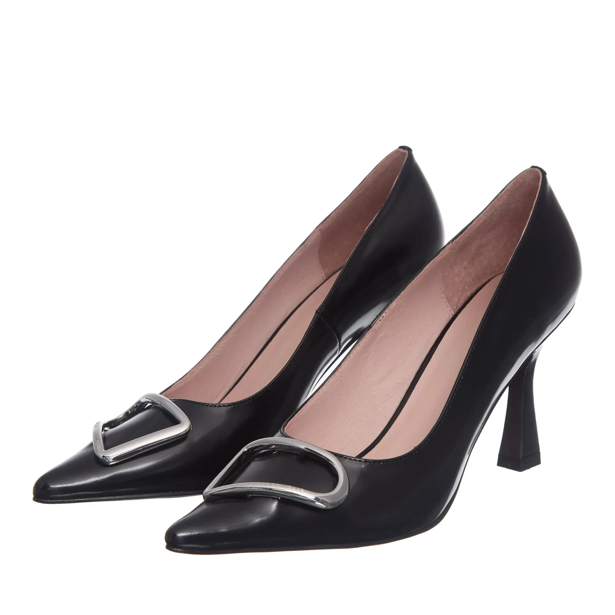 Elegante Pumps mit Schnalle und spitzer Form
