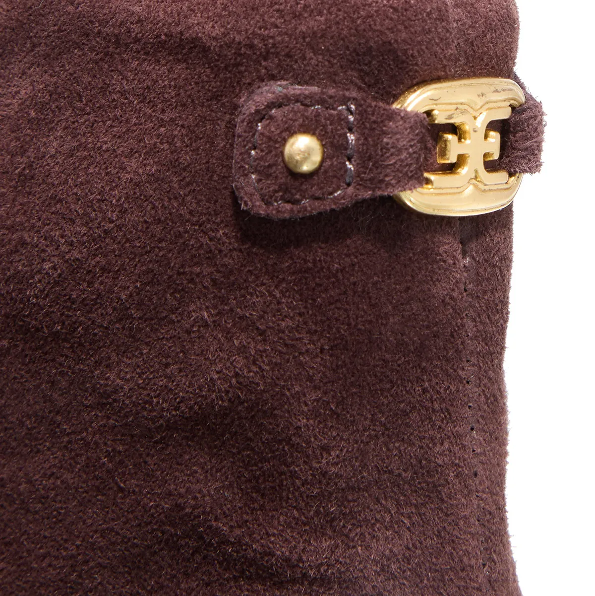Wildleder Stiefeletten mit spitzer Zehenpartie