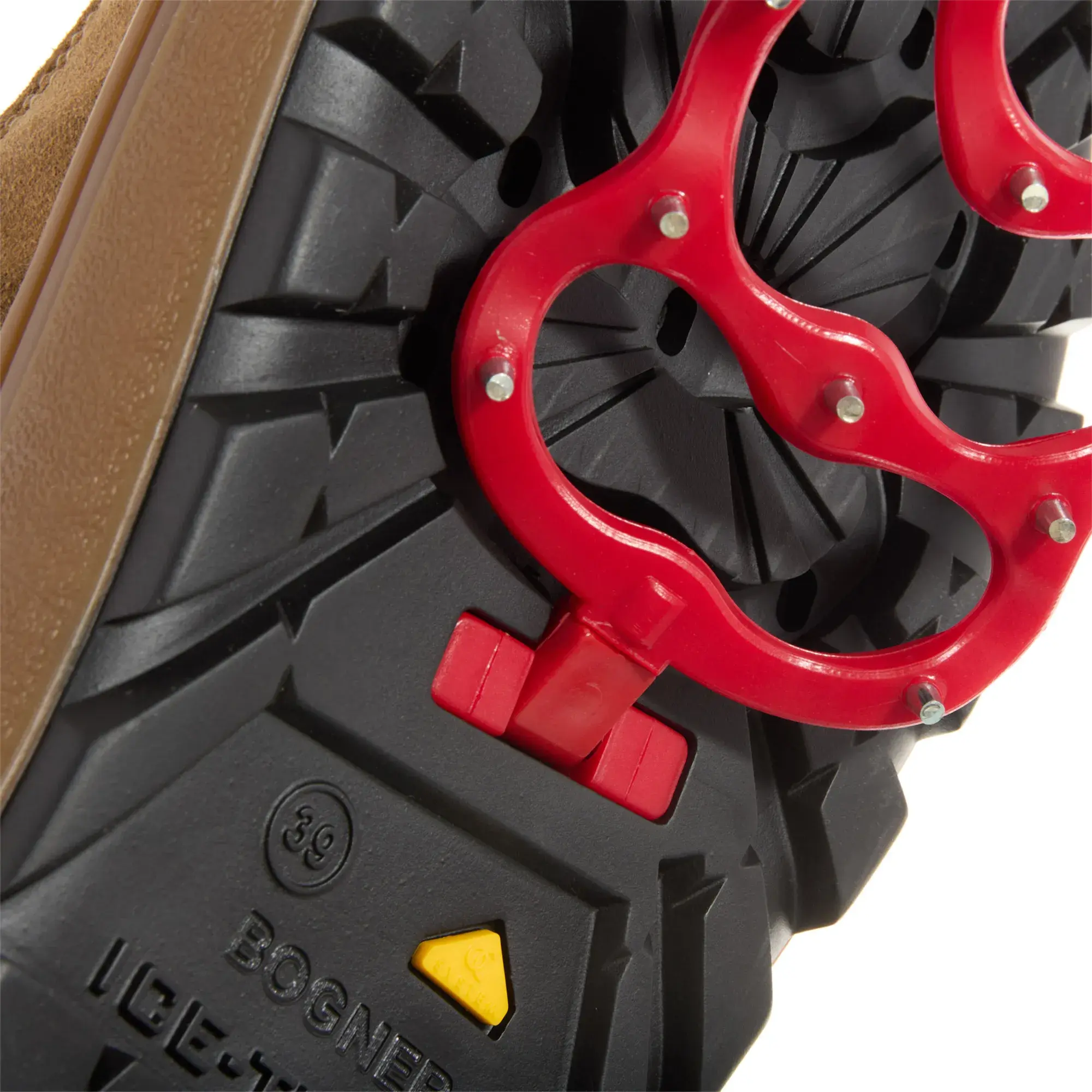 Braune Wildleder-Schnürstiefel für Winter