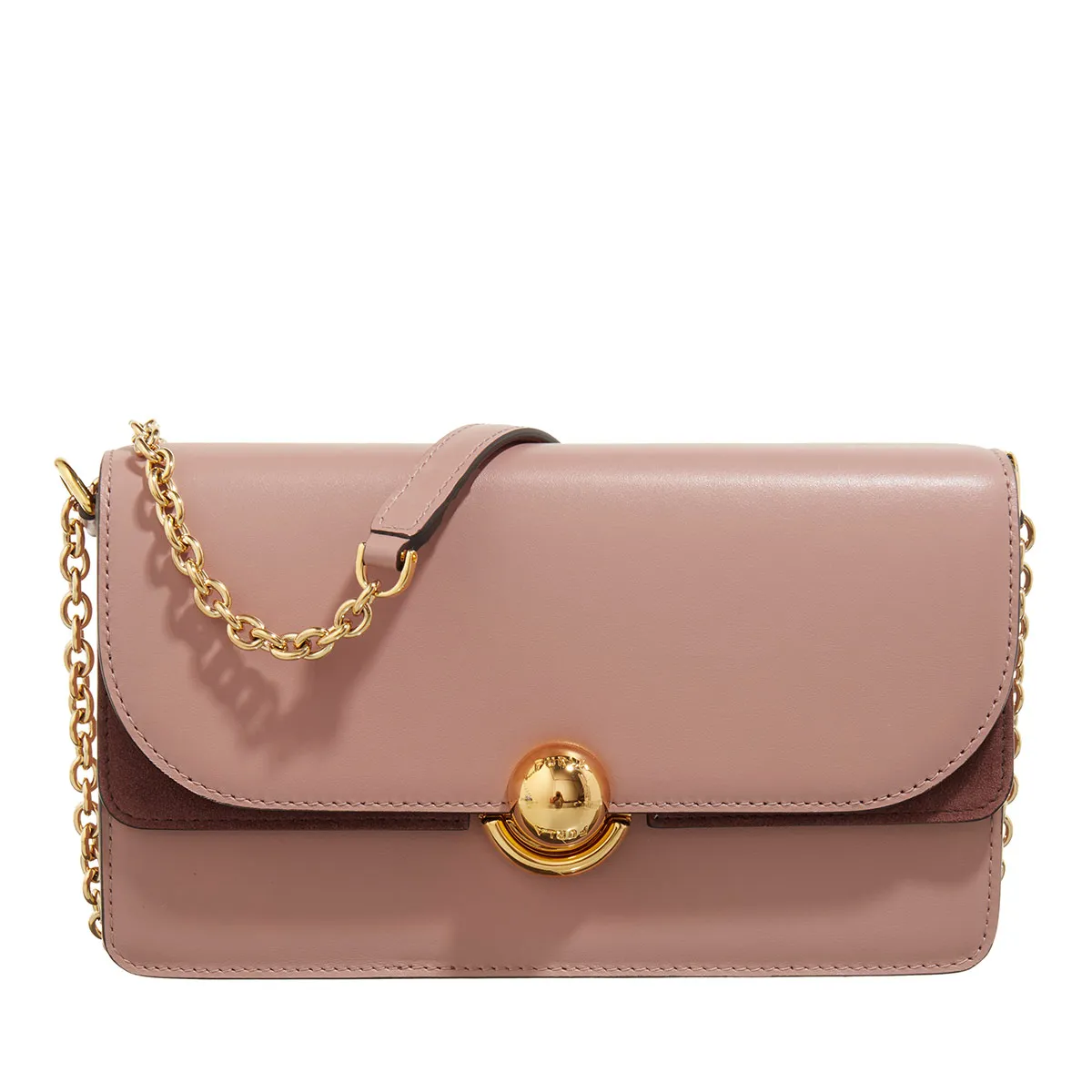 Elegante Leder-Umhängetasche mit Kette