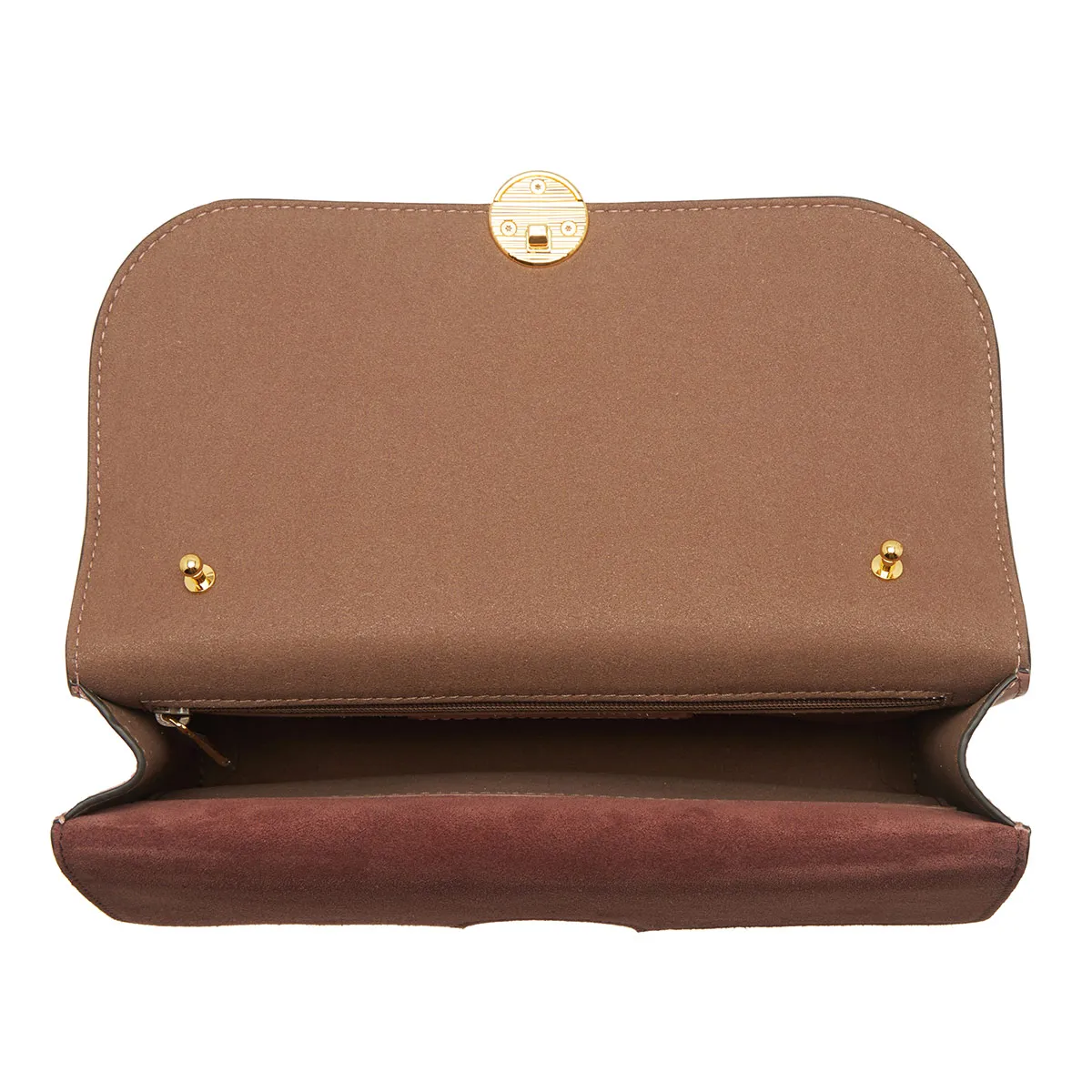 Elegante Leder-Umhängetasche mit Kette